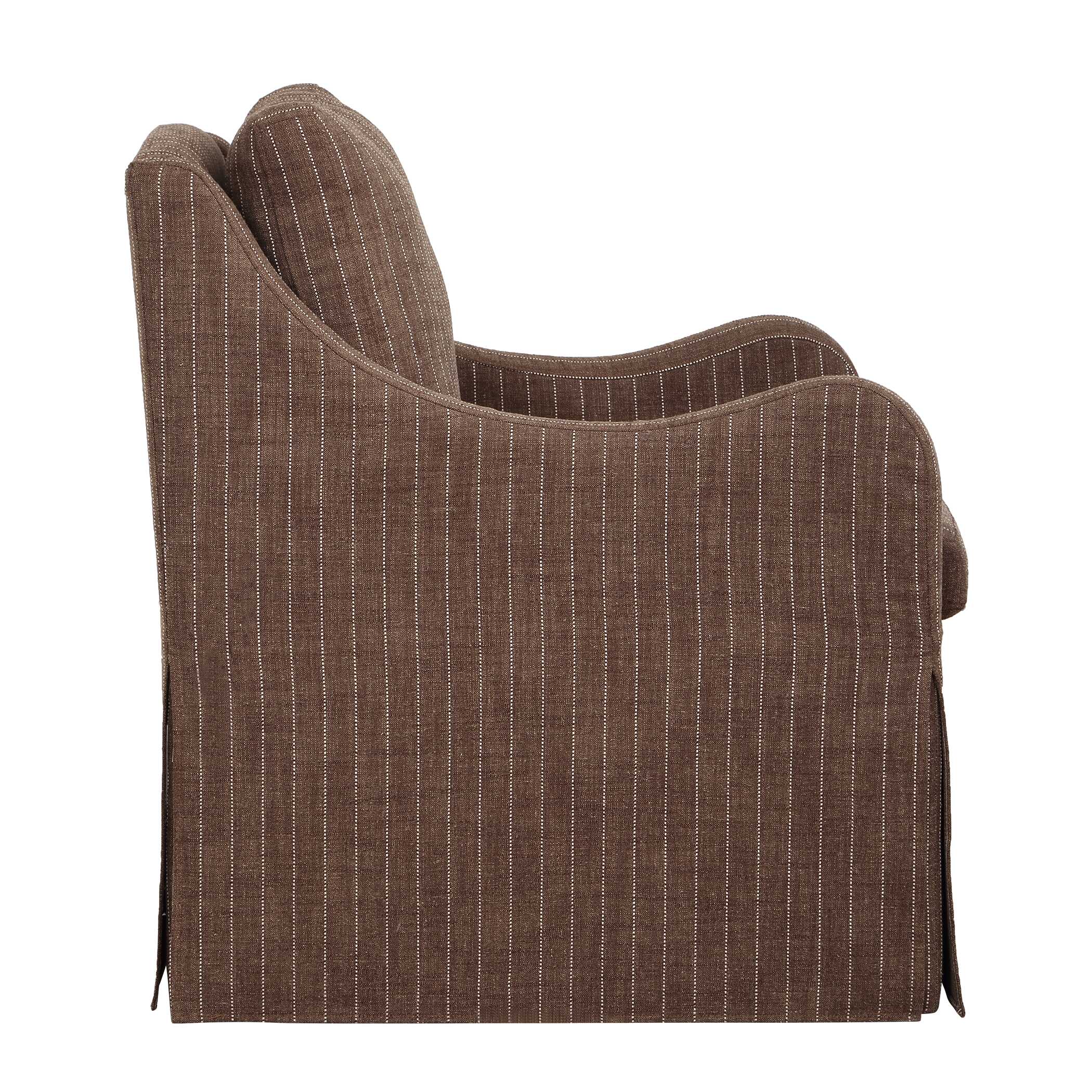 Uttermost Luisa Pinstripe Swivel Chair