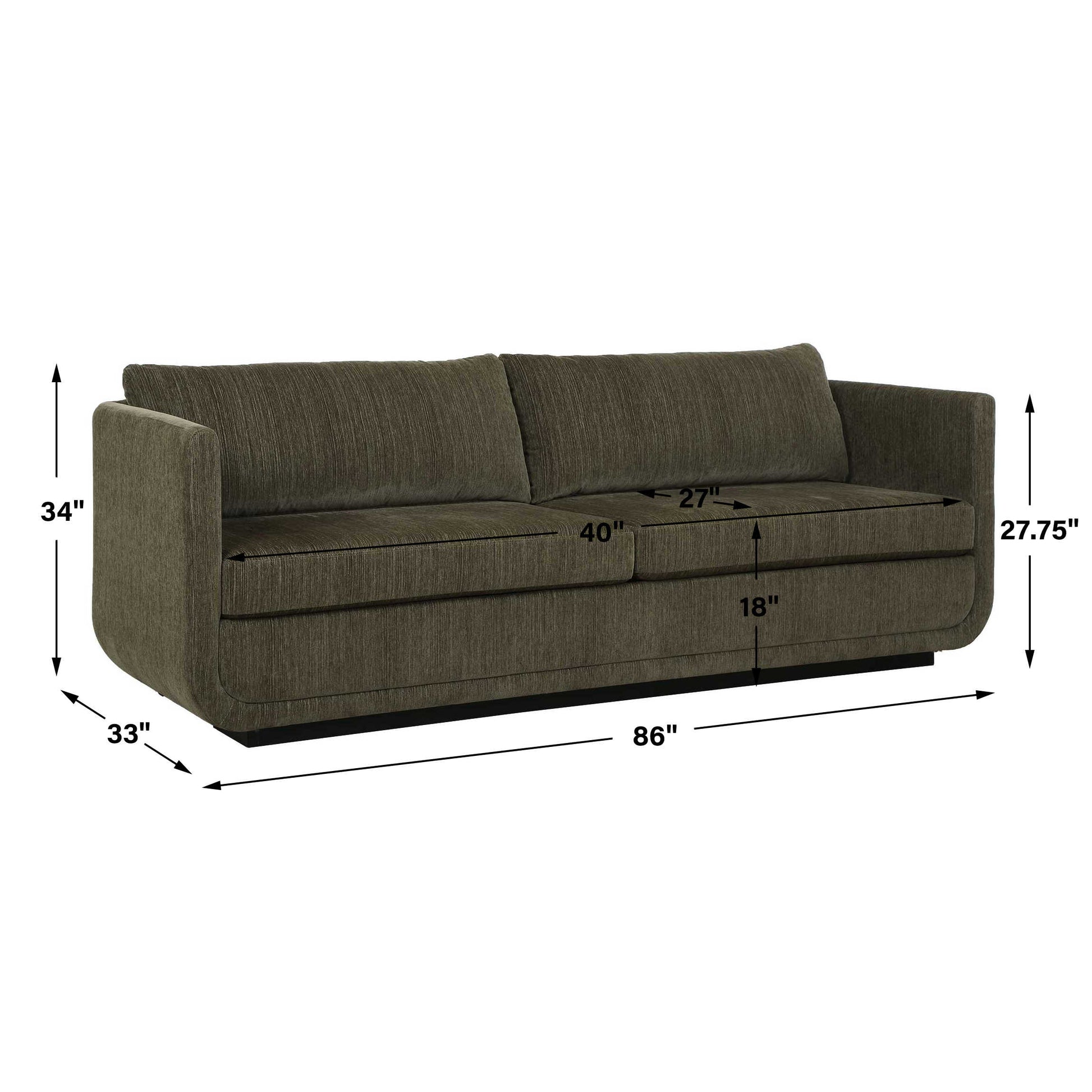 Uttermost Abound Herb Sofa