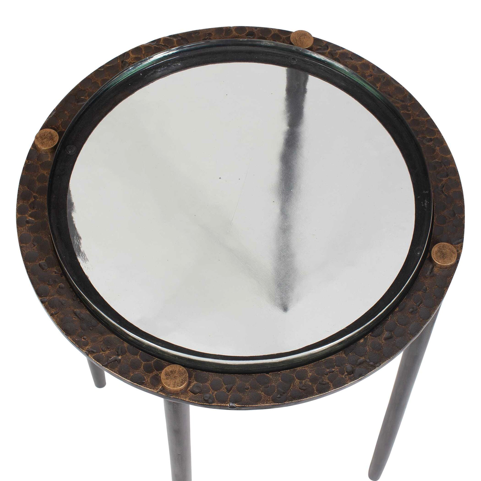Uttermost Kennington Round Glass Accent Table