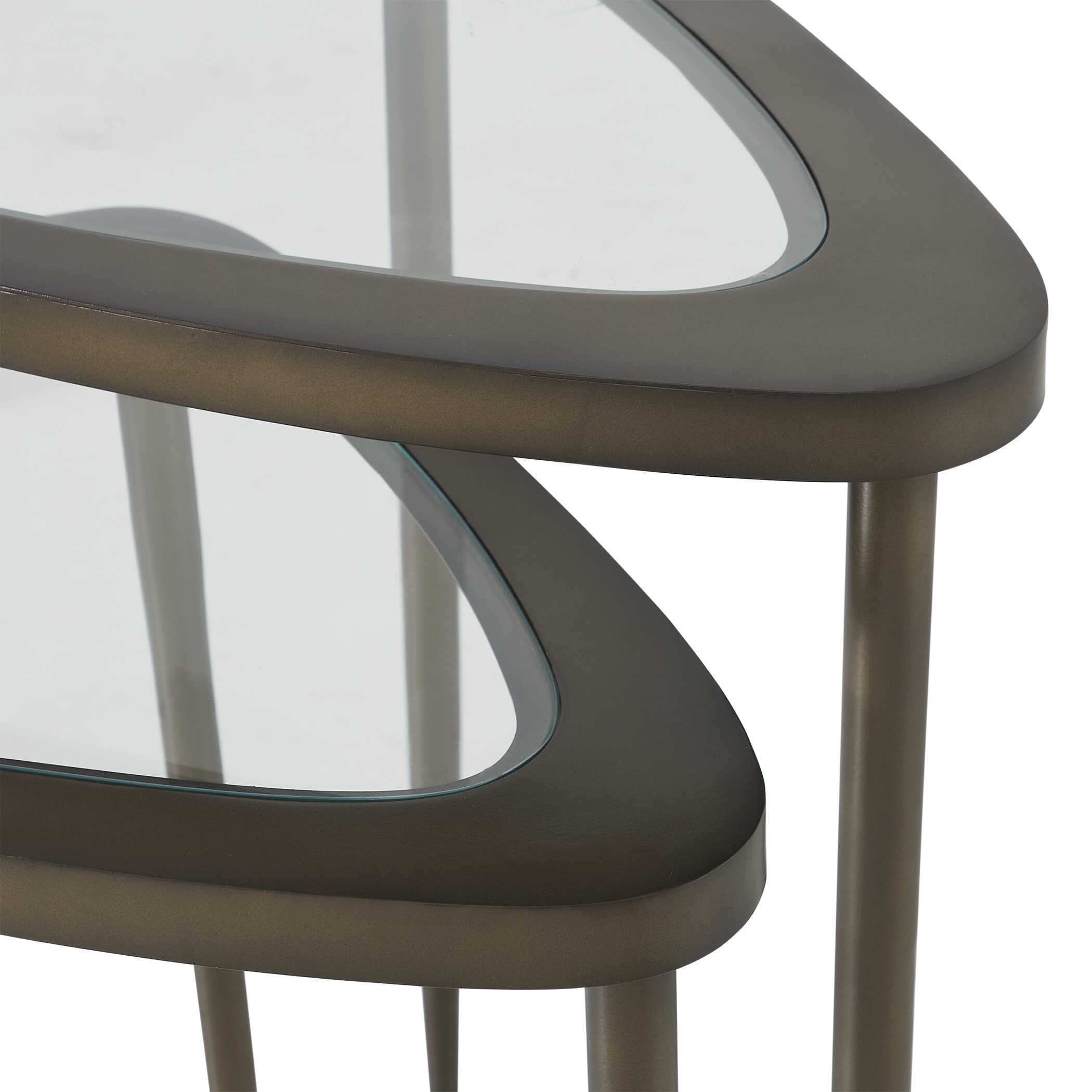 Uttermost Millar Curved Nesting Tables, S/2