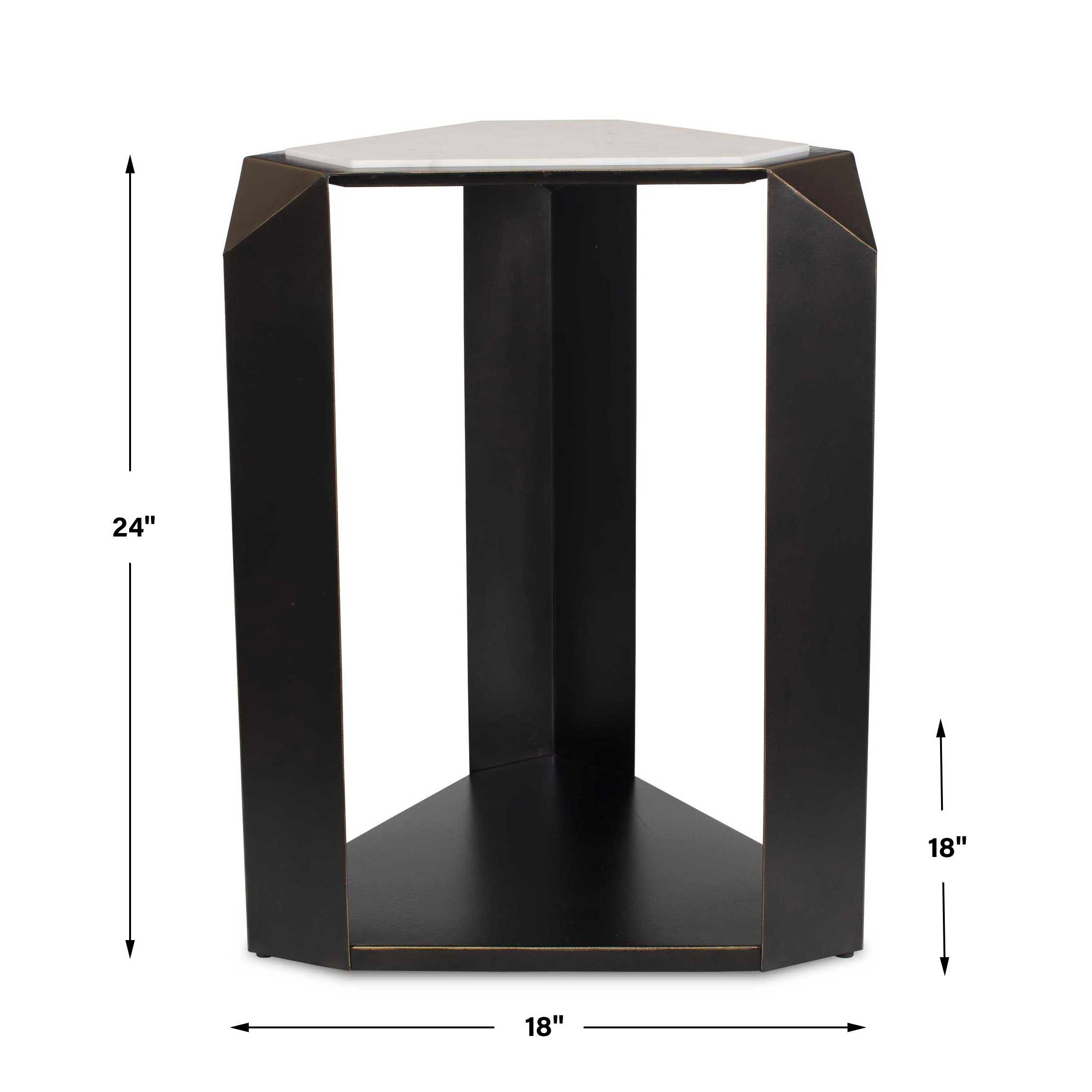 Uttermost Keenan Geometric Accent Table