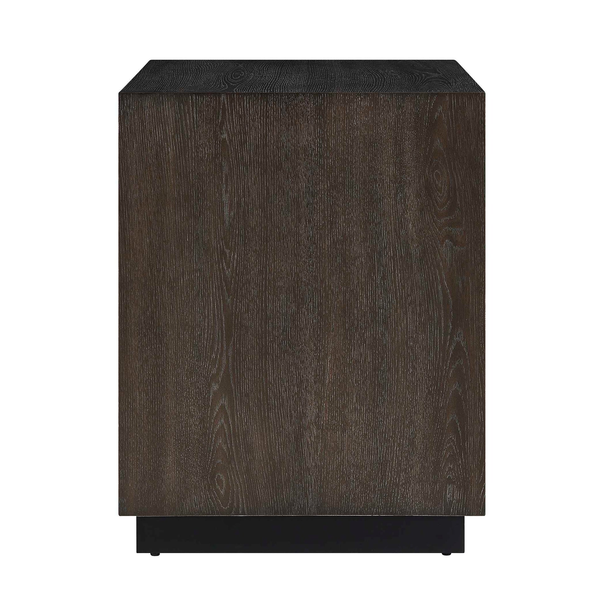 Uttermost Barrett Dark Charcoal Oak Cabinet