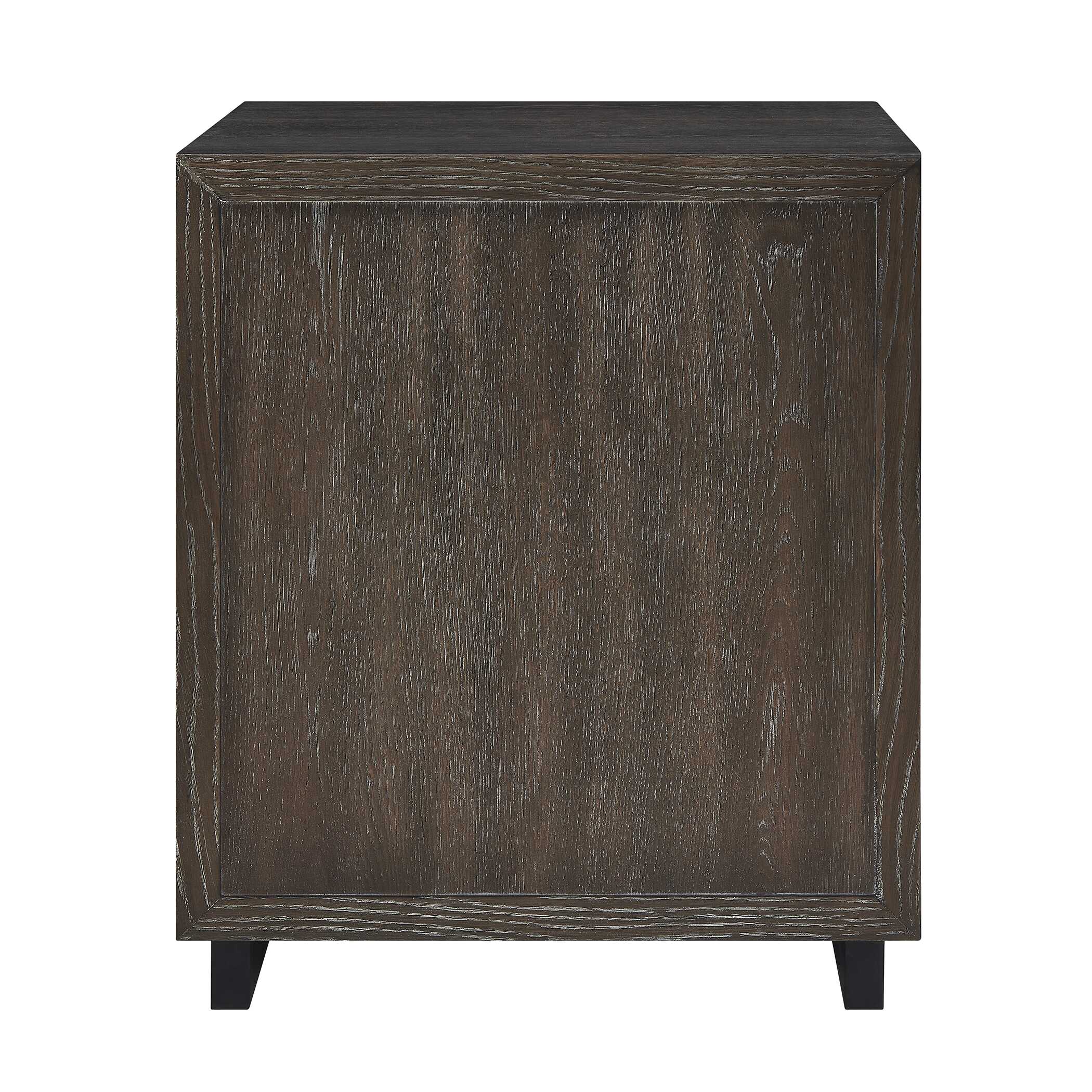 Uttermost Barrett Dark Charcoal Oak Cabinet