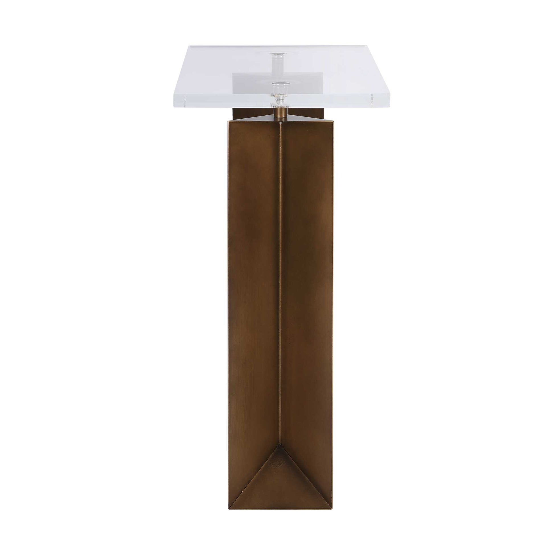 Uttermost McElroy Modern Bronze Side Table
