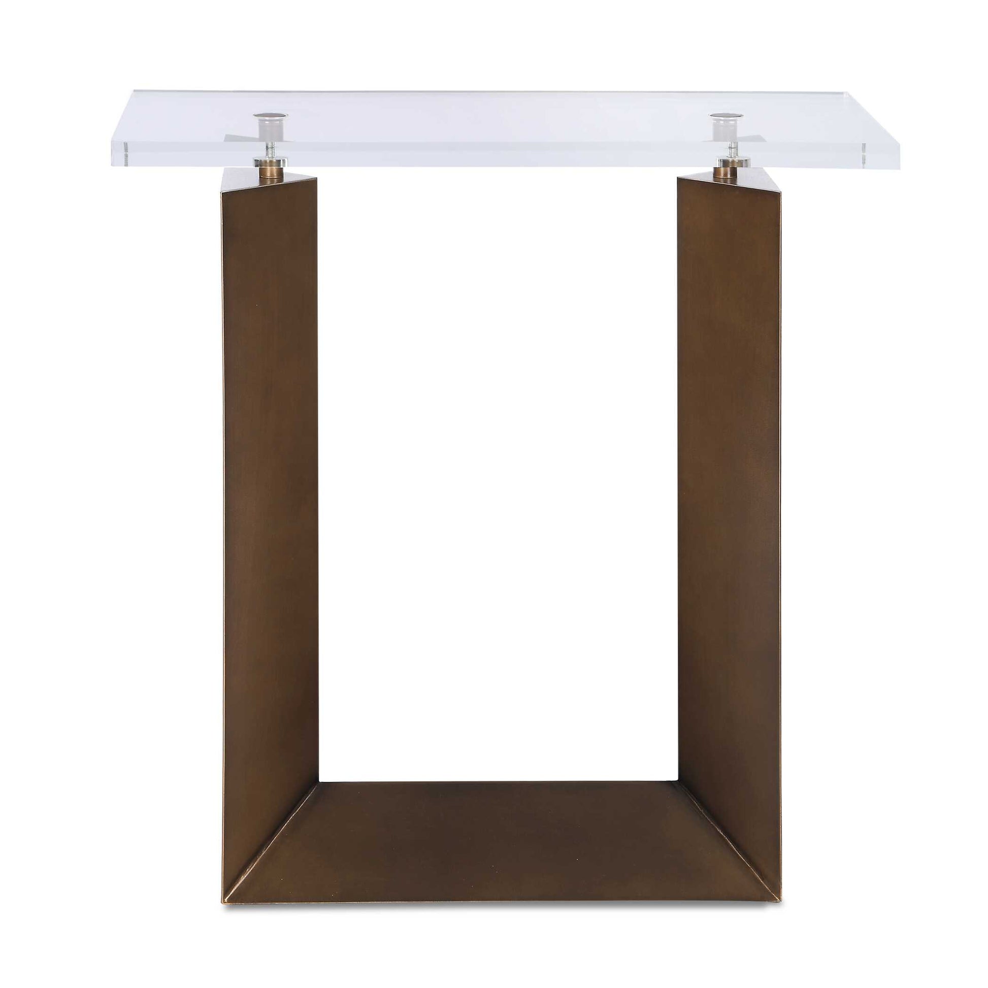 Uttermost McElroy Modern Bronze Side Table