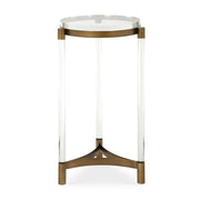 Uttermost Pereira Round Acrylic Accent Table