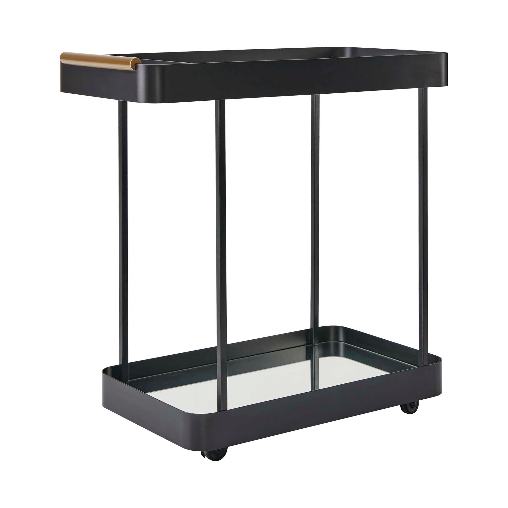 Uttermost Vesper Black Iron Bar Cart