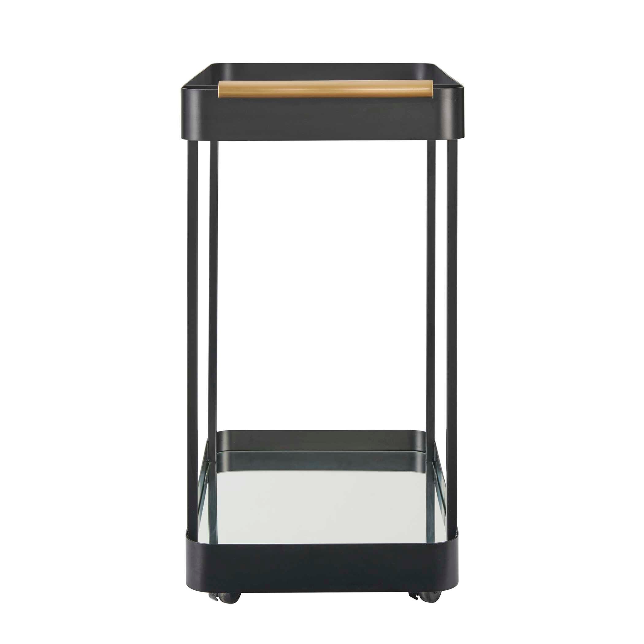 Uttermost Vesper Black Iron Bar Cart