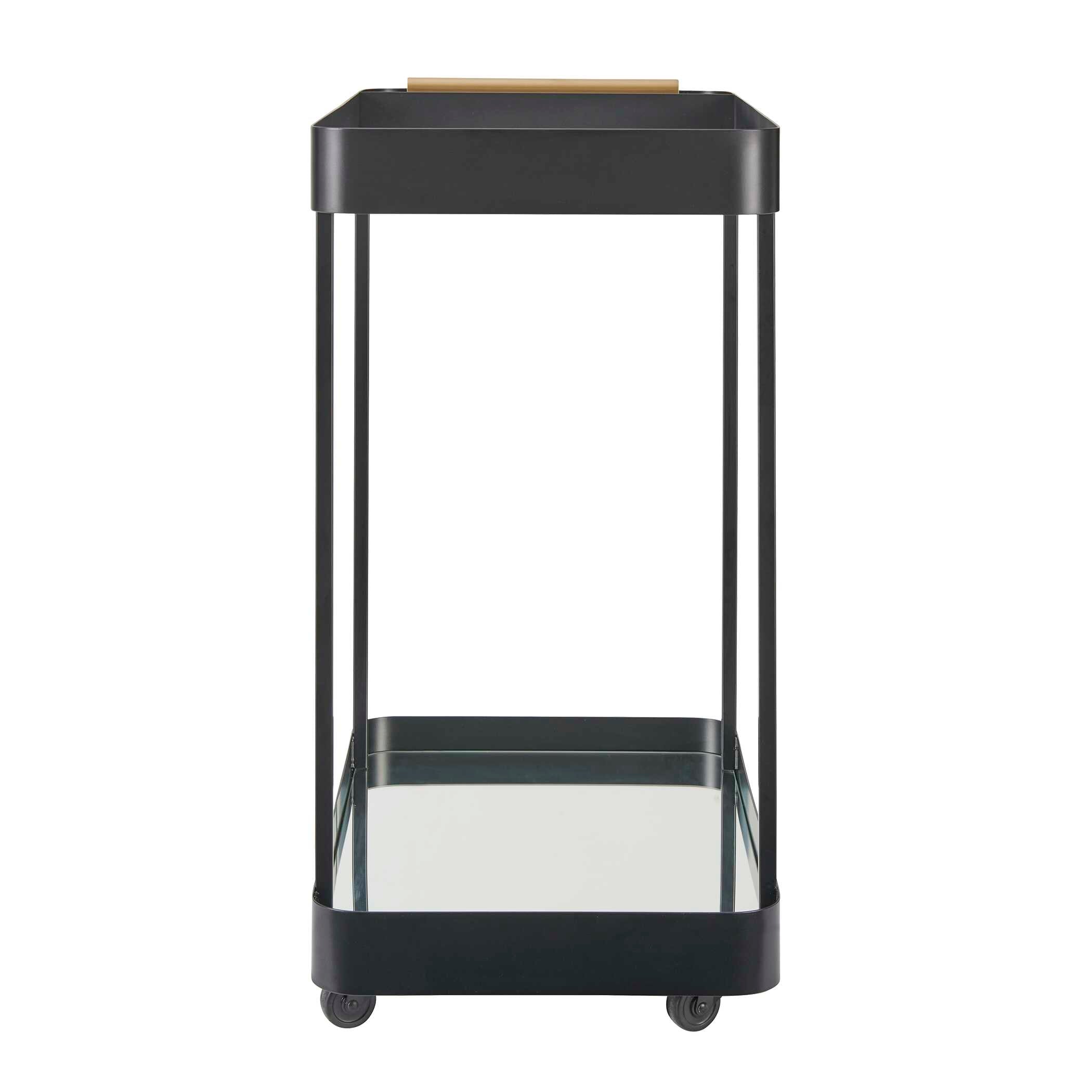 Uttermost Vesper Black Iron Bar Cart