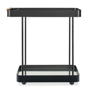 Uttermost Vesper Black Iron Bar Cart