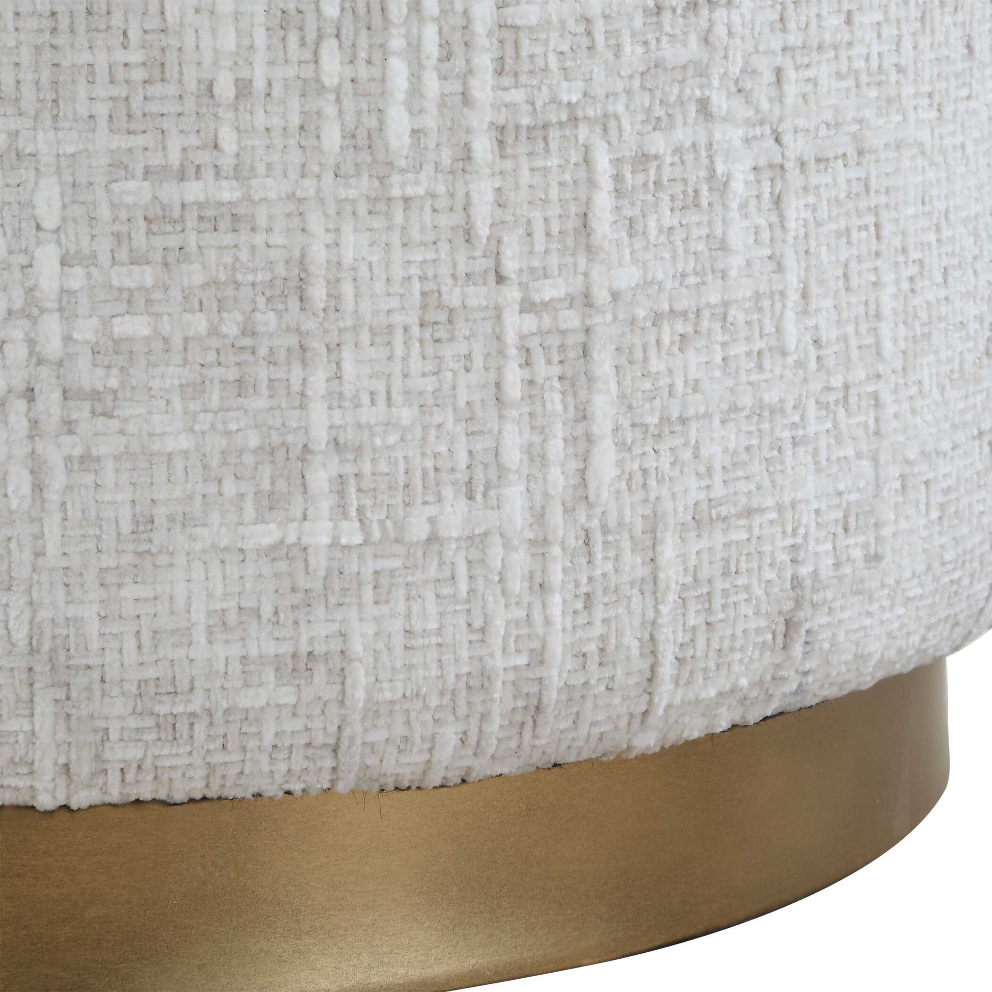 Cranleigh Brass Iron Ottoman
