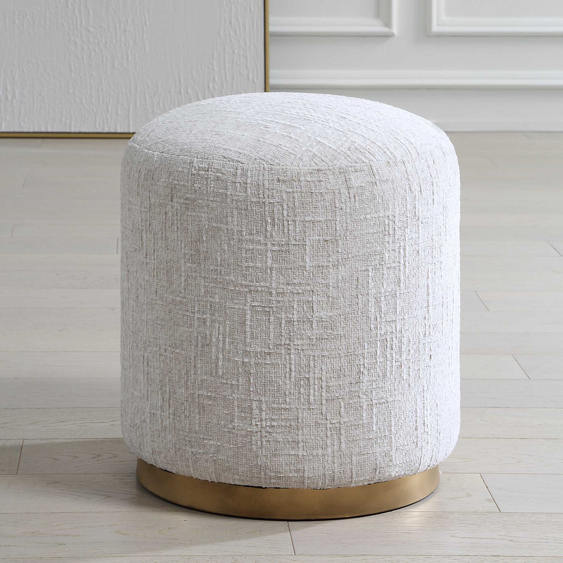 Cranleigh Brass Iron Ottoman