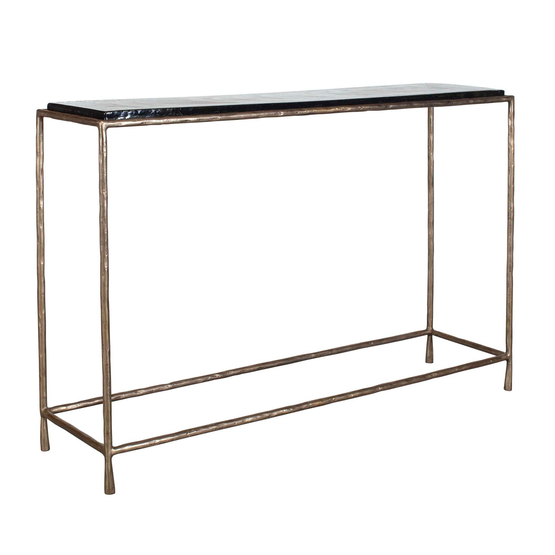 Uttermost Ovard Minimalist Metal Console Table
