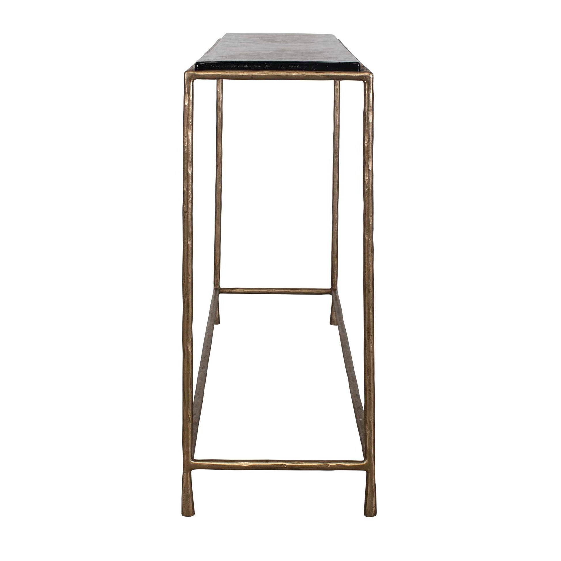 Uttermost Ovard Minimalist Metal Console Table
