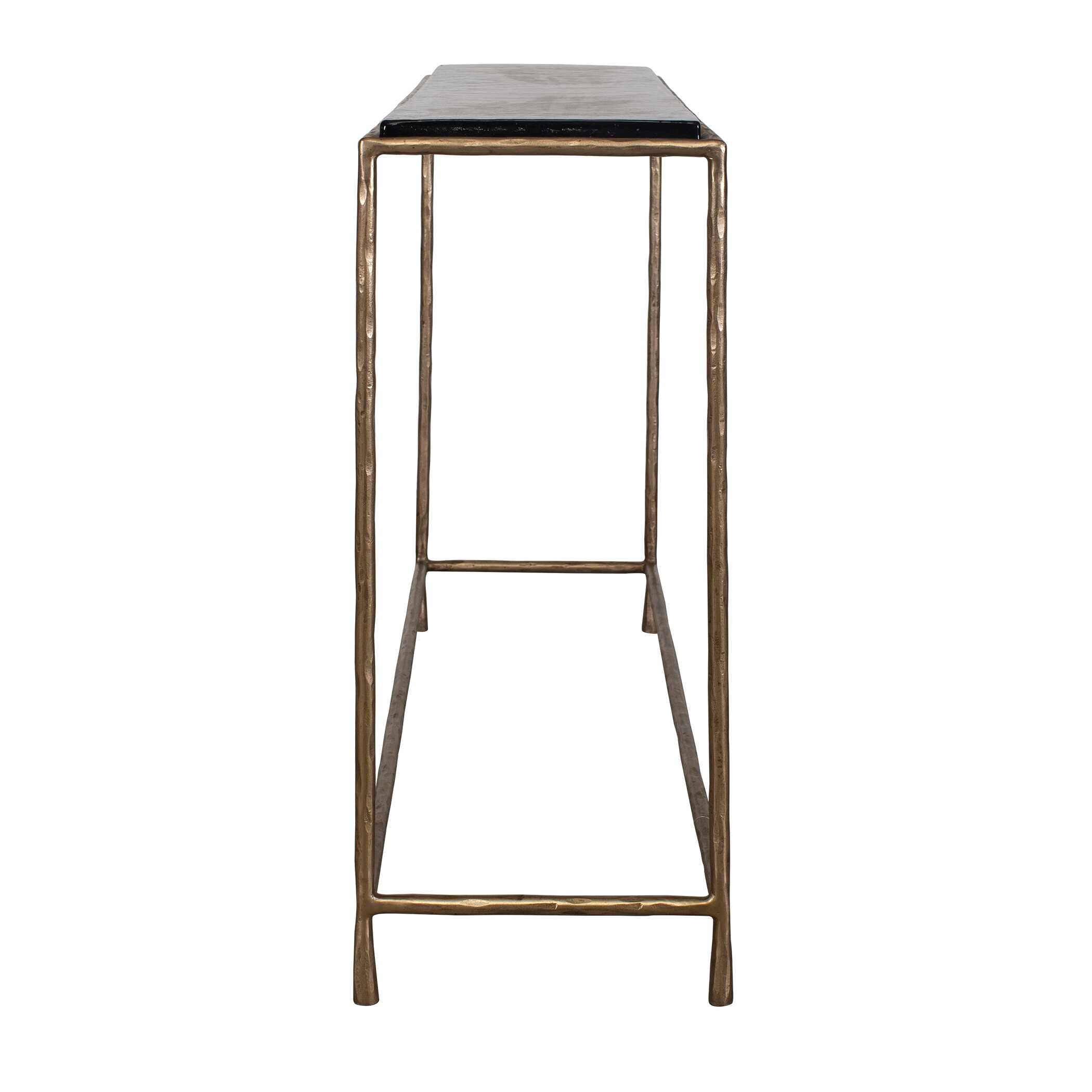 Uttermost Ovard Minimalist Metal Console Table