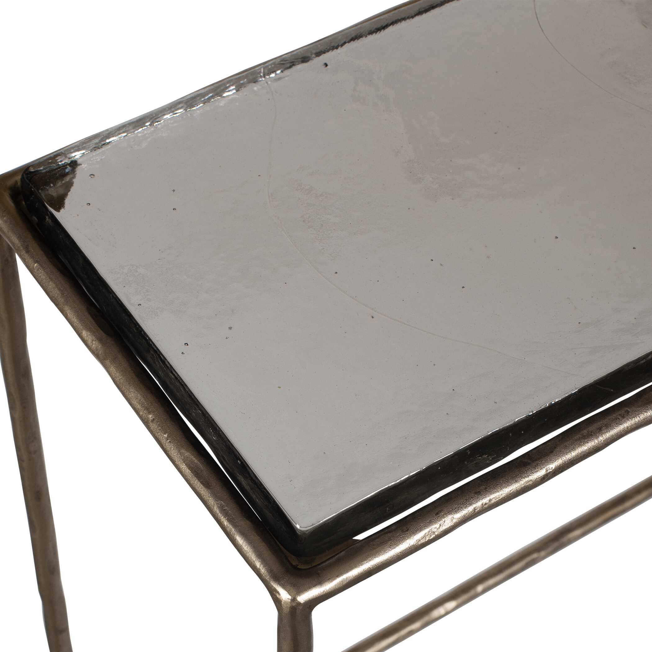 Uttermost Ovard Minimalist Metal Console Table