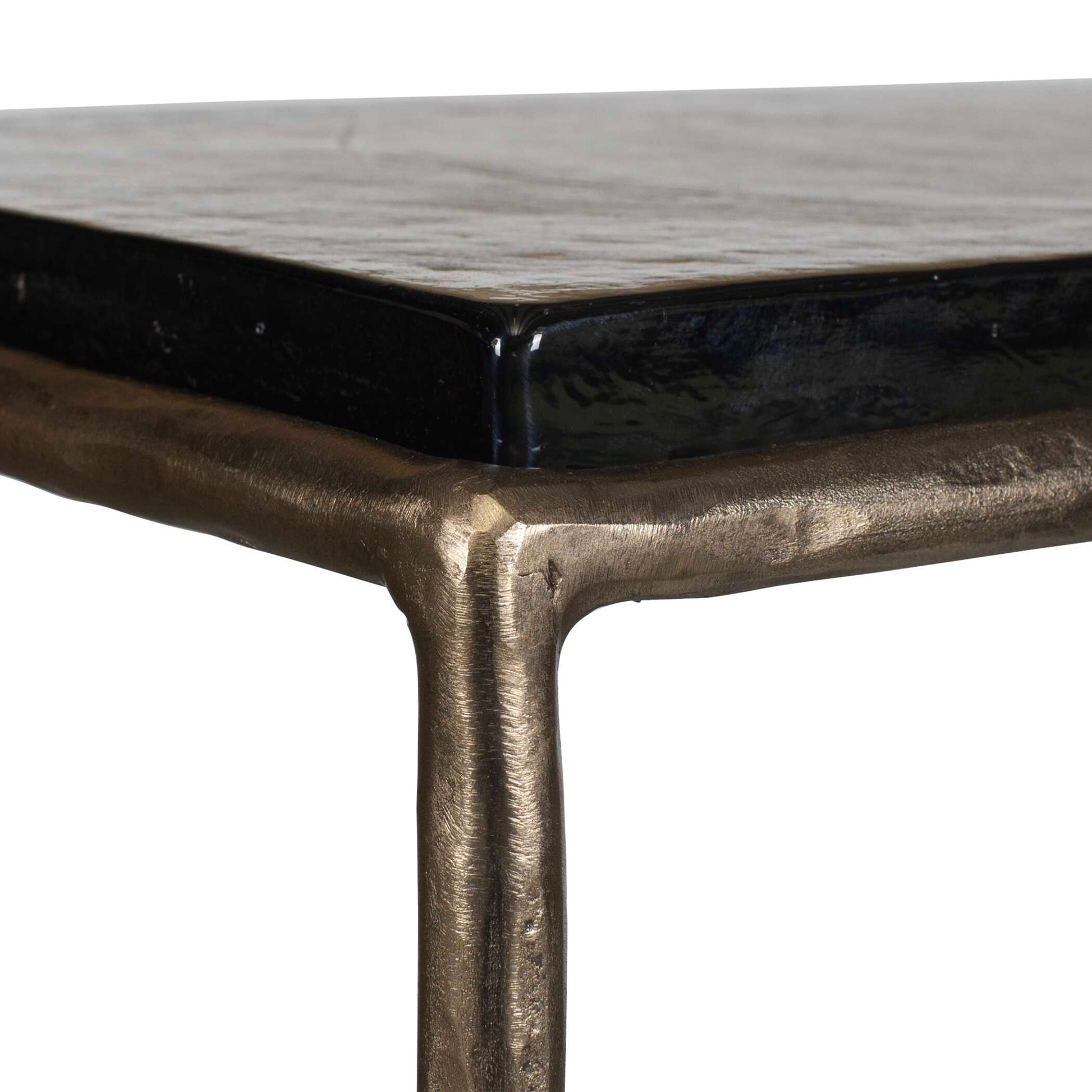Uttermost Ovard Minimalist Metal Console Table