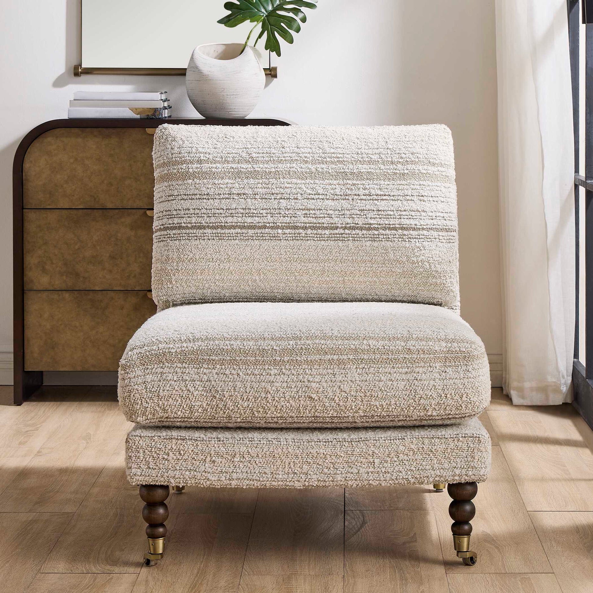 Uttermost Chatsworth Modern Slipper Chair