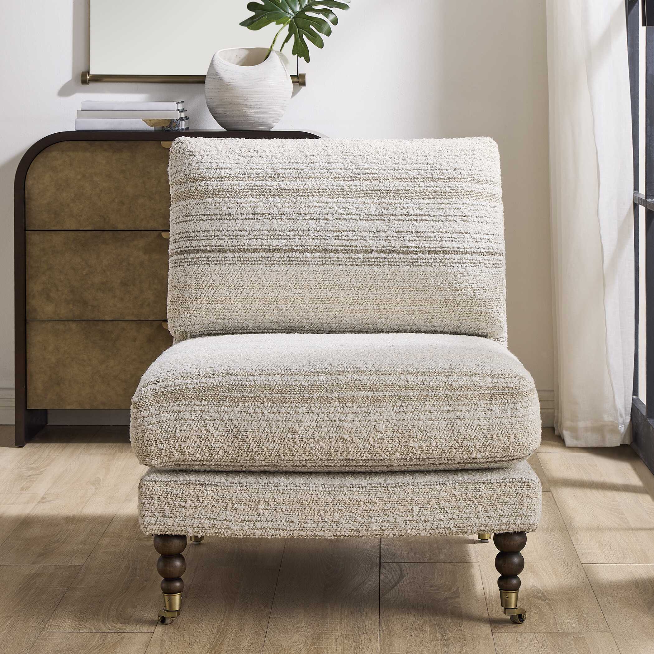 Uttermost Chatsworth Modern Slipper Chair
