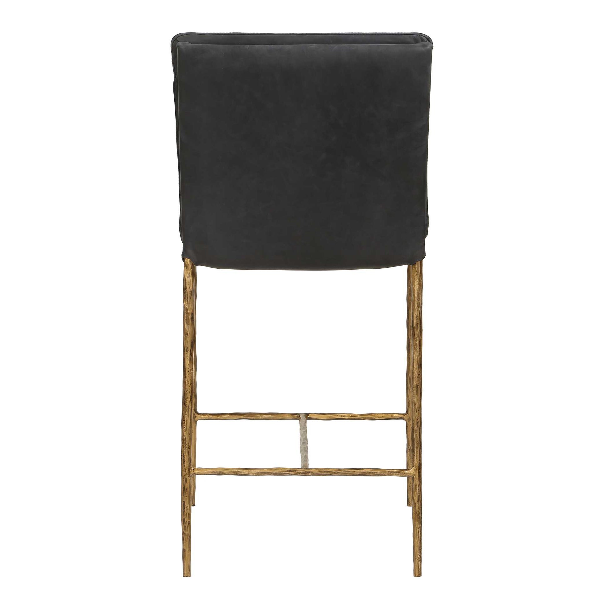Uttermost Ascend Charcoal Counter Stool