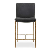 Uttermost Ascend Charcoal Counter Stool