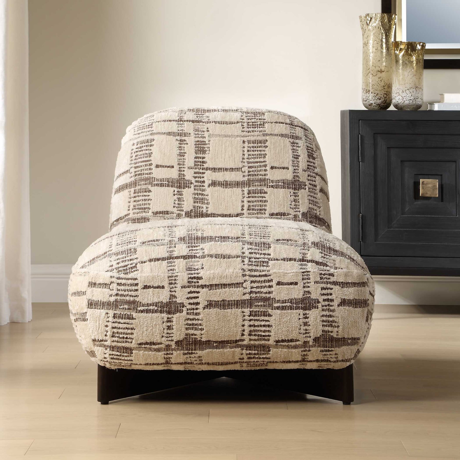 Uttermost Evans Modern Armless Accent Chair