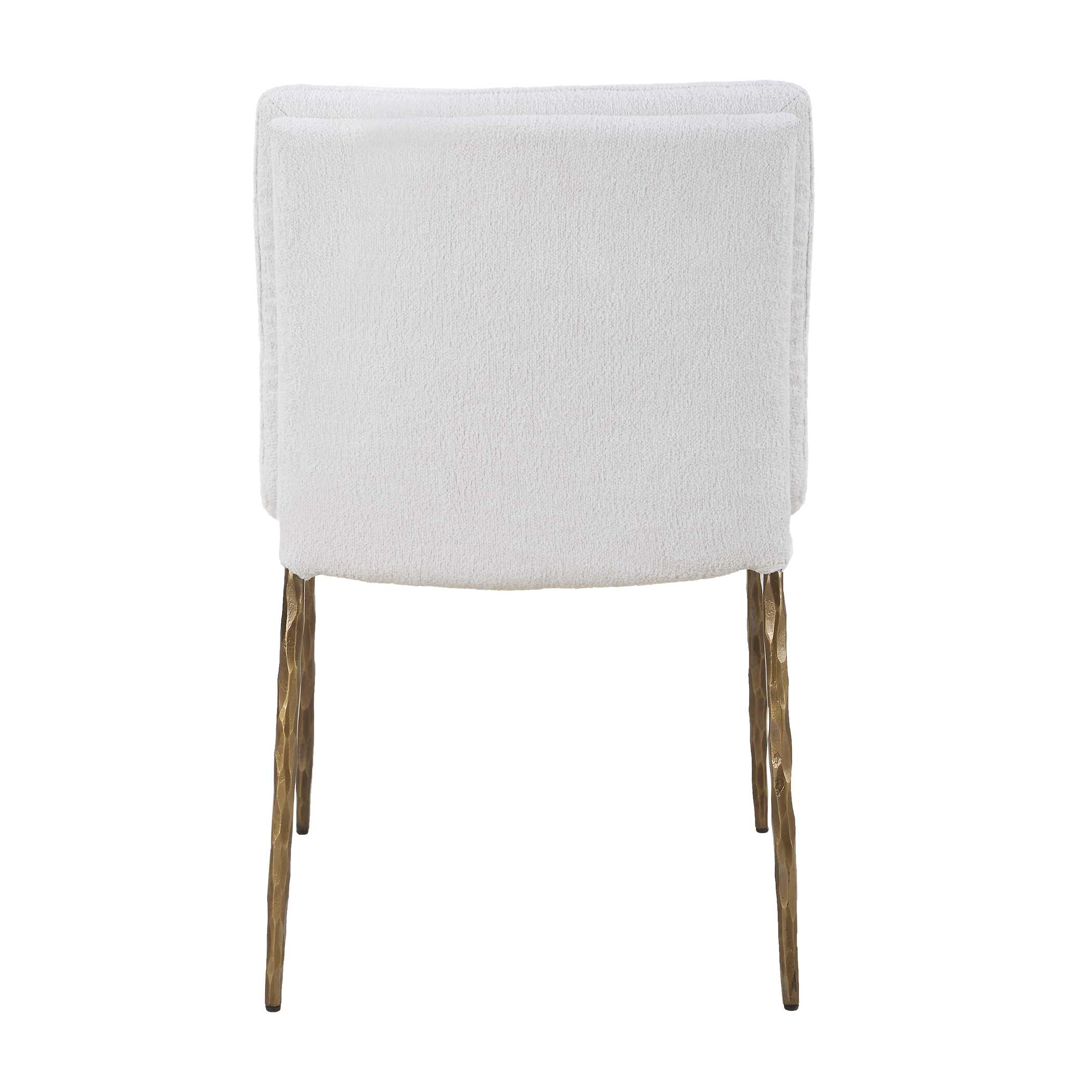 Uttermost Ascend Textured White Dining Chair