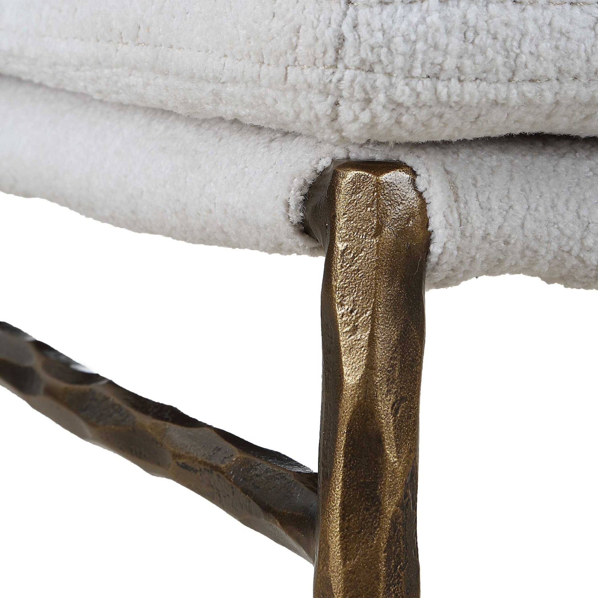Uttermost Ascend Textured White Dining Chair
