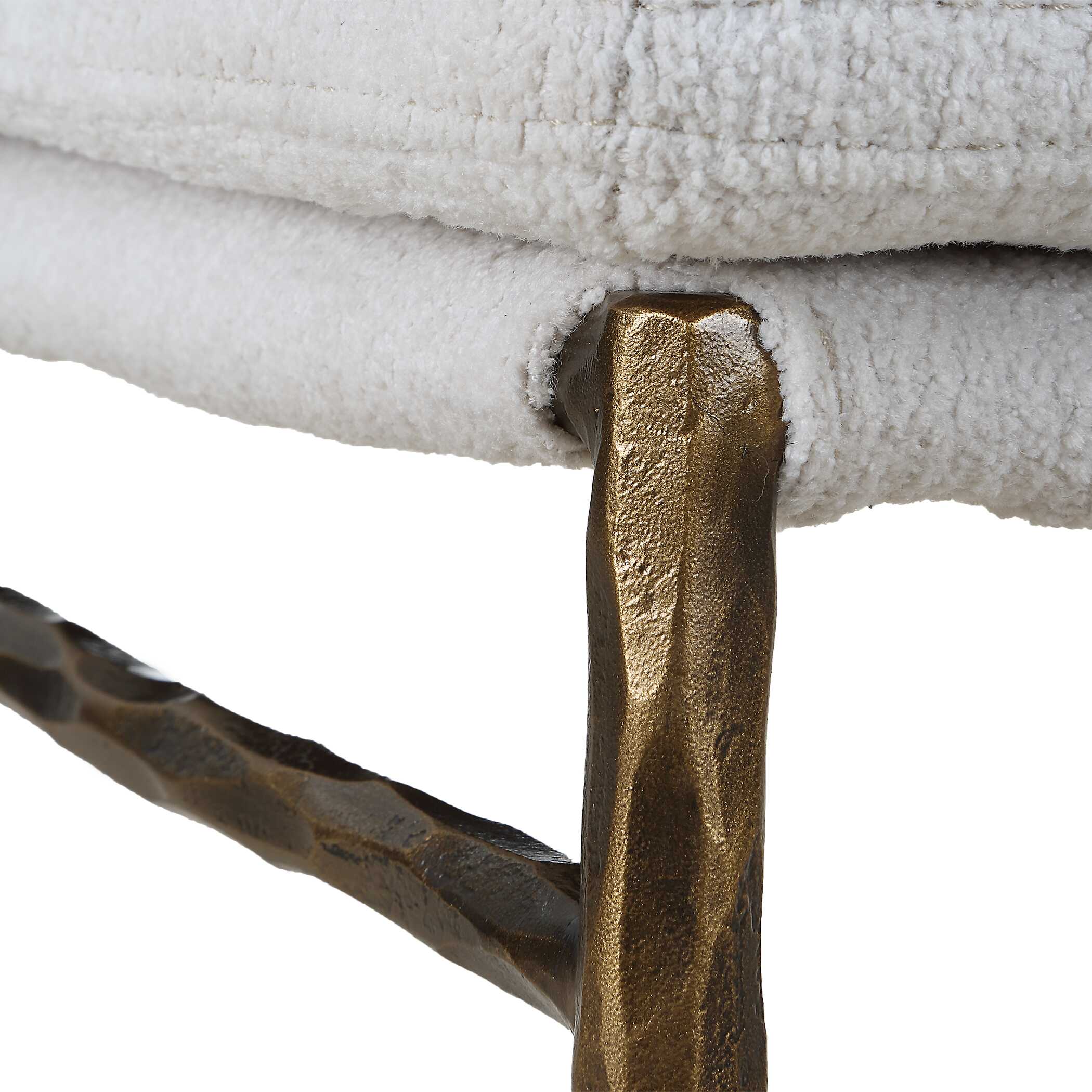 Uttermost Ascend Textured White Dining Chair