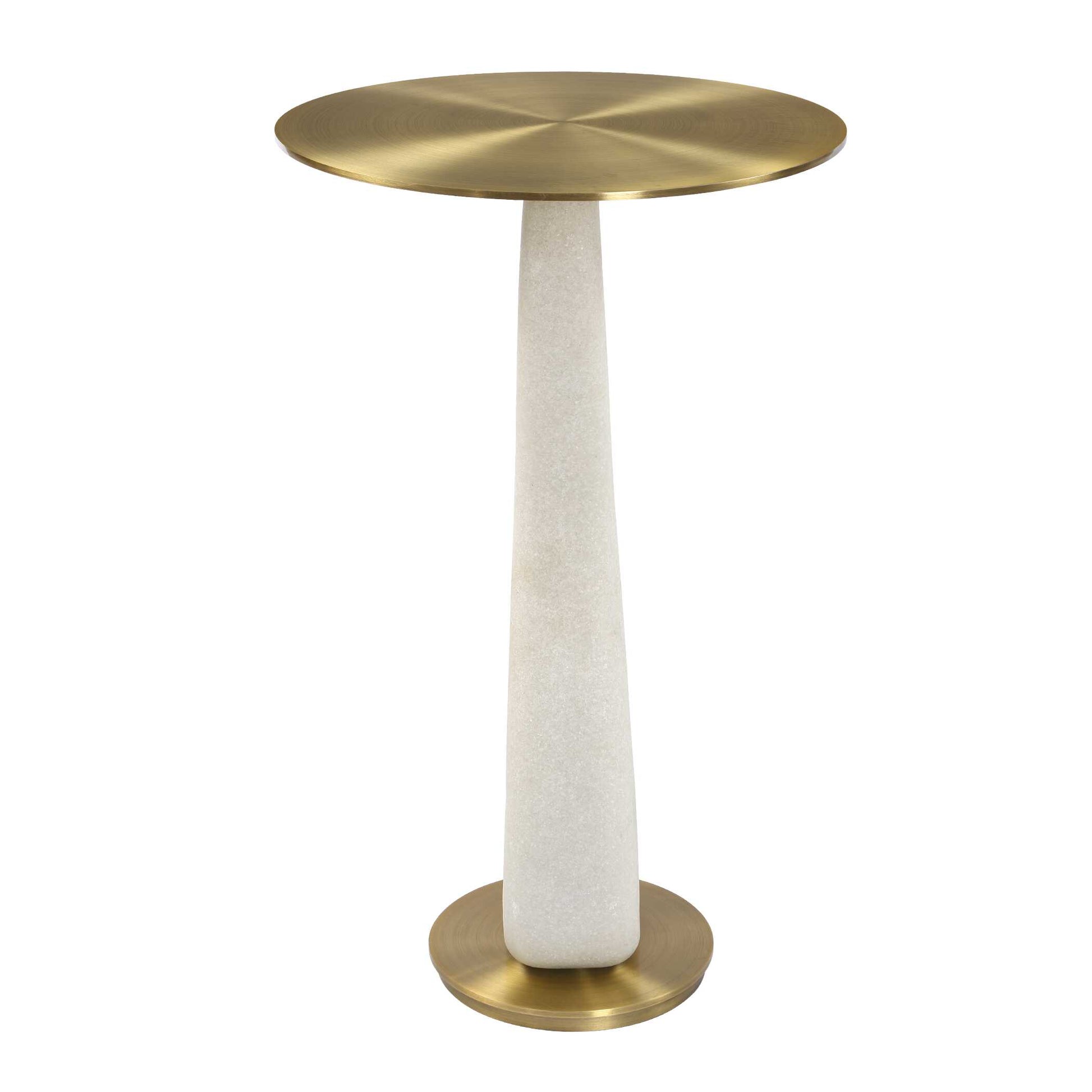 Uttermost Sonia Modern Brass Accent Table