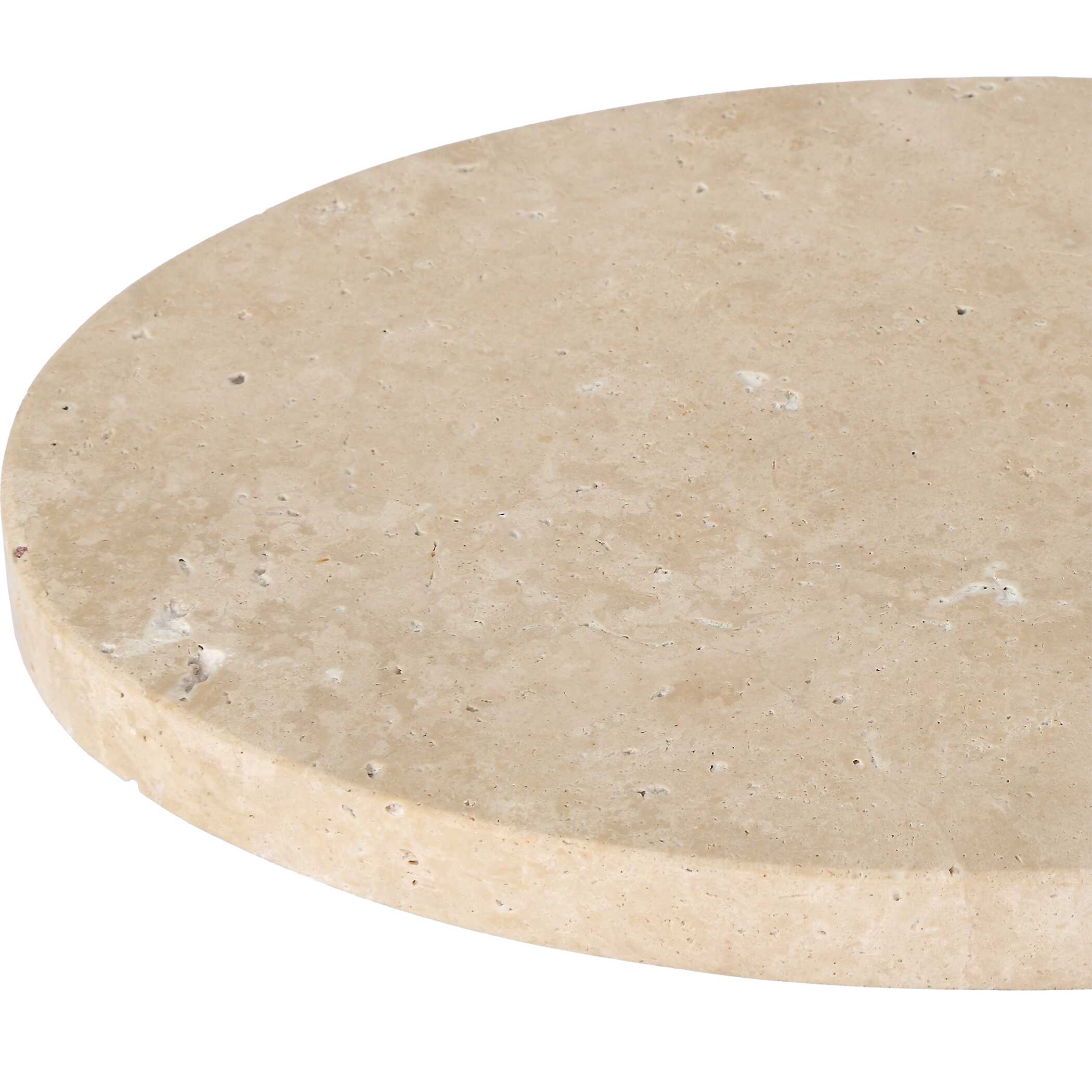 Uttermost Feranno Travertine Accent Table