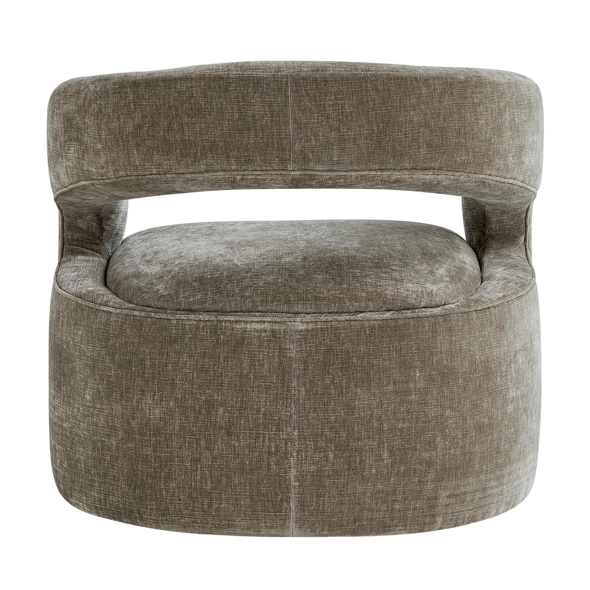 Uttermost Breis Swivel Barrel Chair