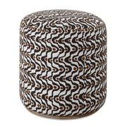 Uttermost Cas Plush Espresso Ottoman