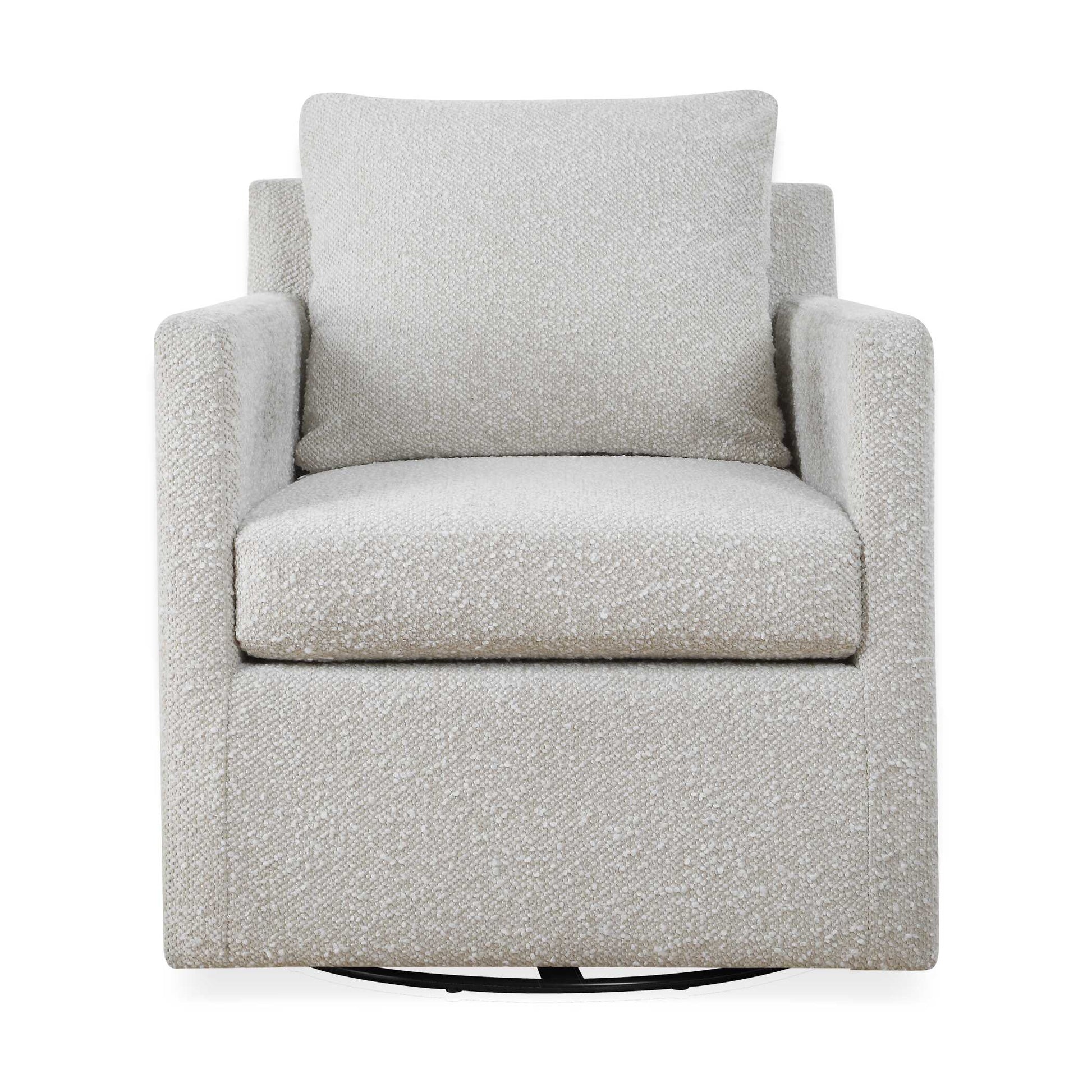 Uttermost Tisdell Cream Swivel/Glider Chair
