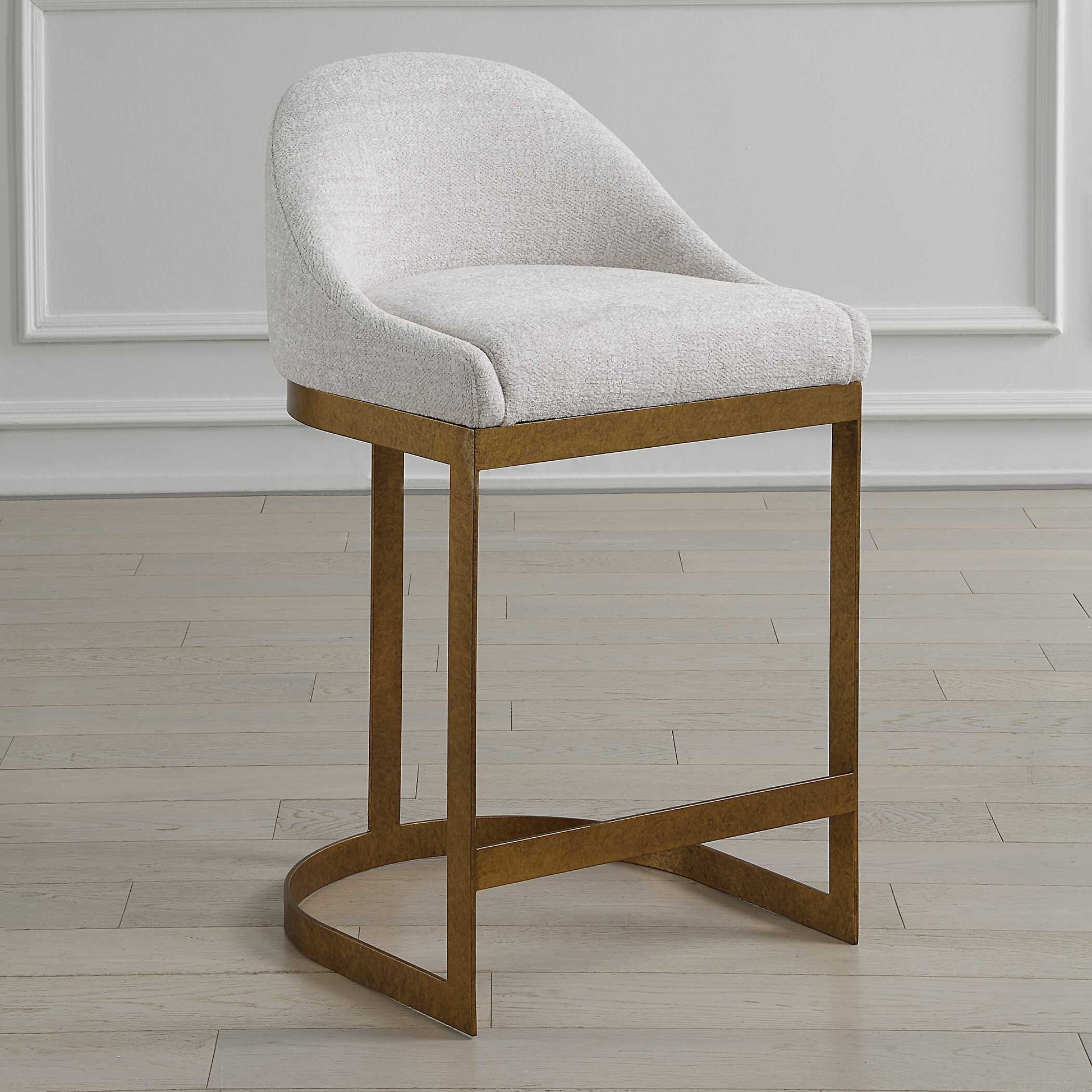 Uttermost Ira Ivory Counter Stool