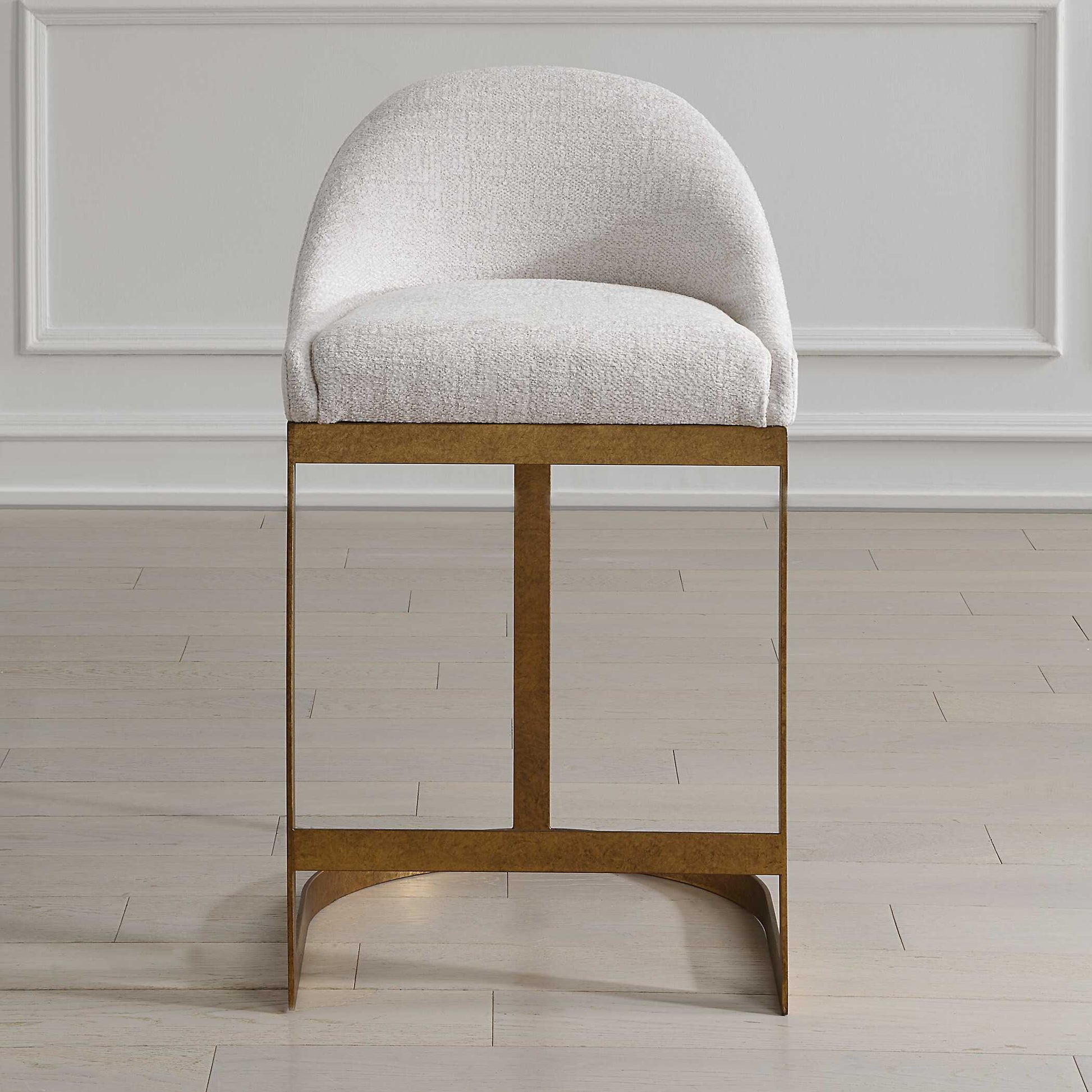 Uttermost Ira Ivory Counter Stool