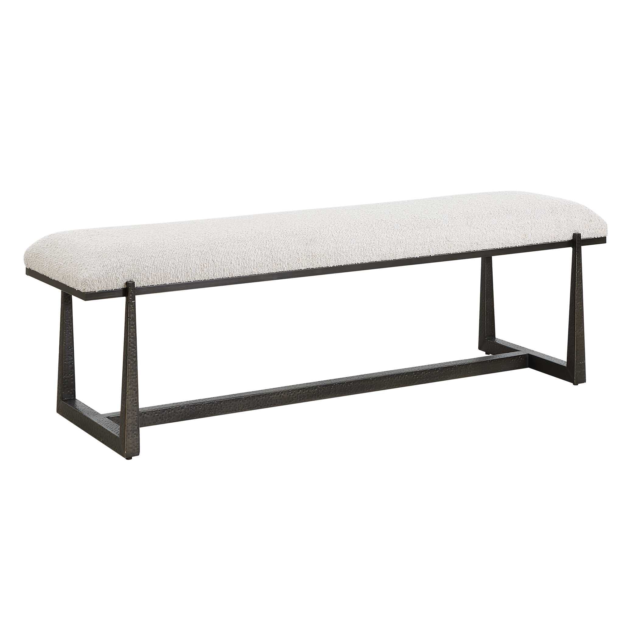 Uttermost Midas Black Long Bench