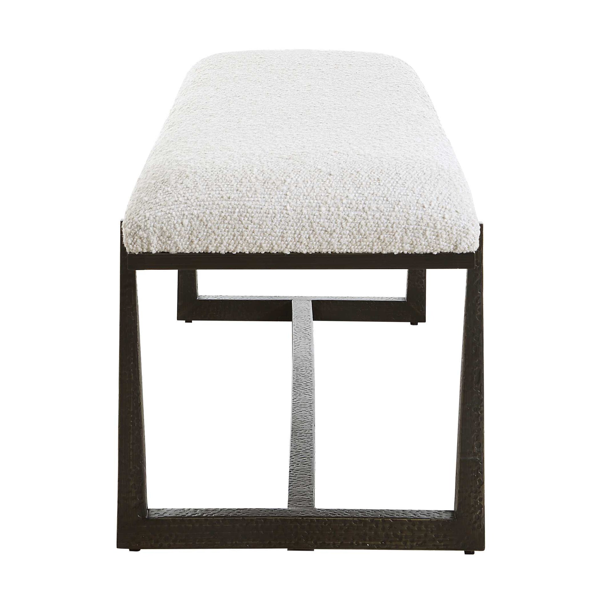 Uttermost Midas Black Long Bench