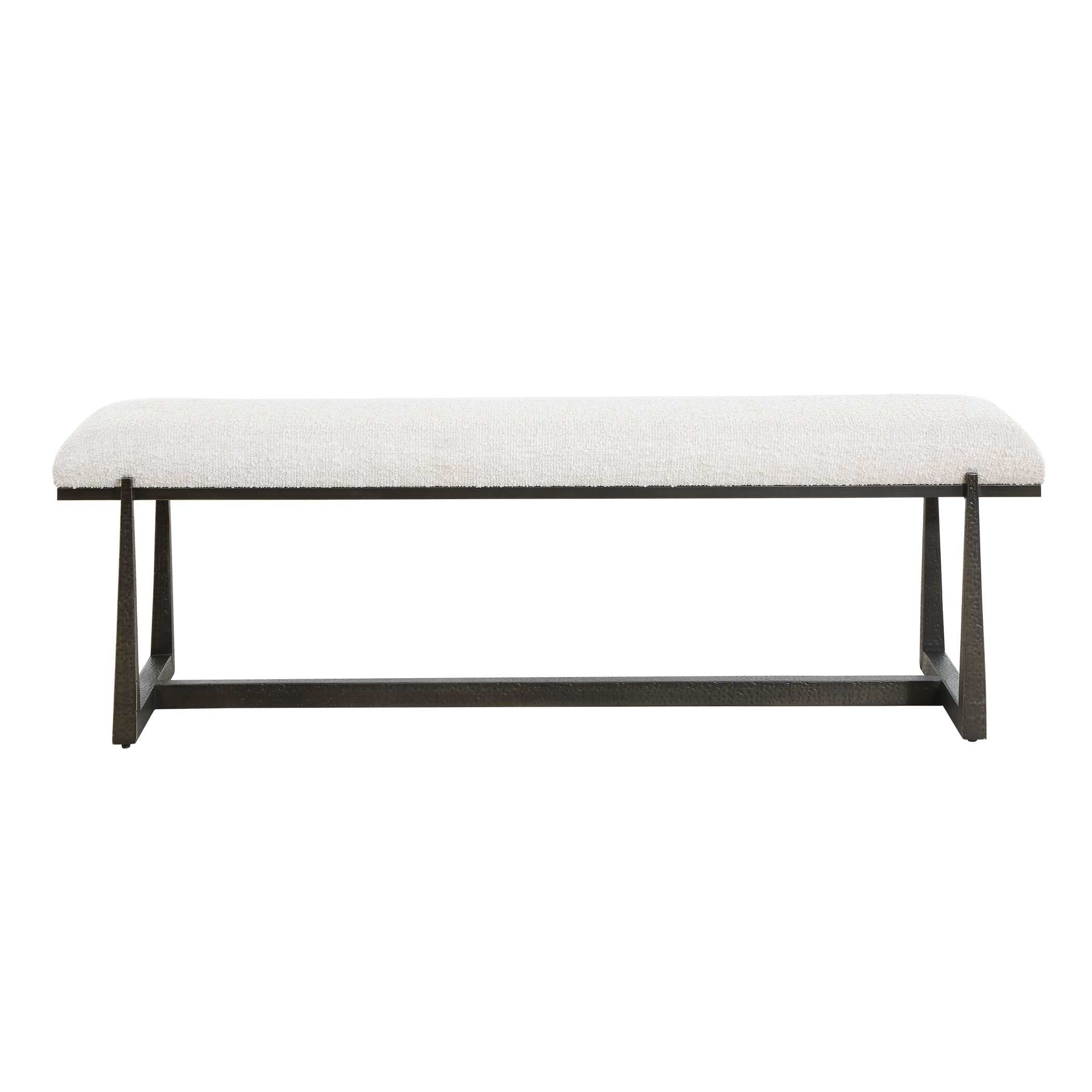 Uttermost Midas Black Long Bench