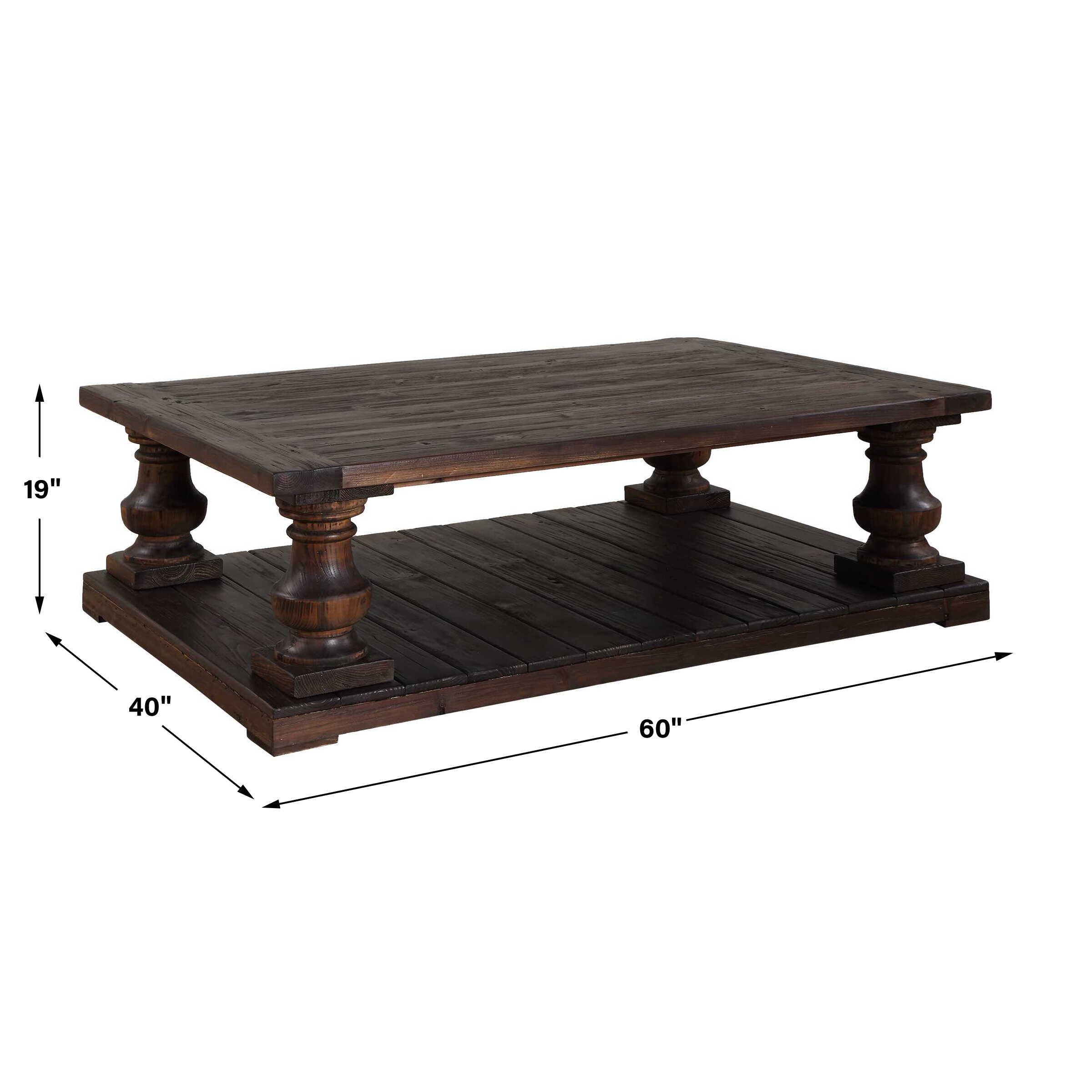 Uttermost Stratford Walnut Coffee Table