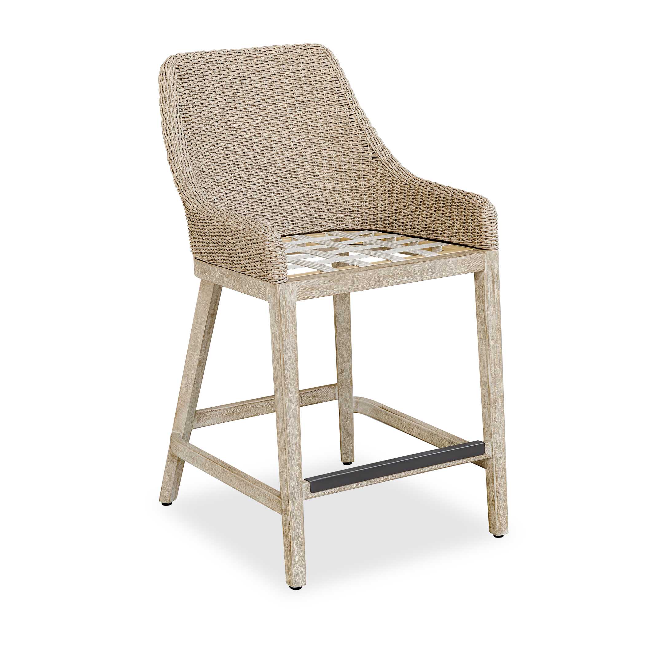 Uttermost Paloma Outdoor Wicker Counter Stool