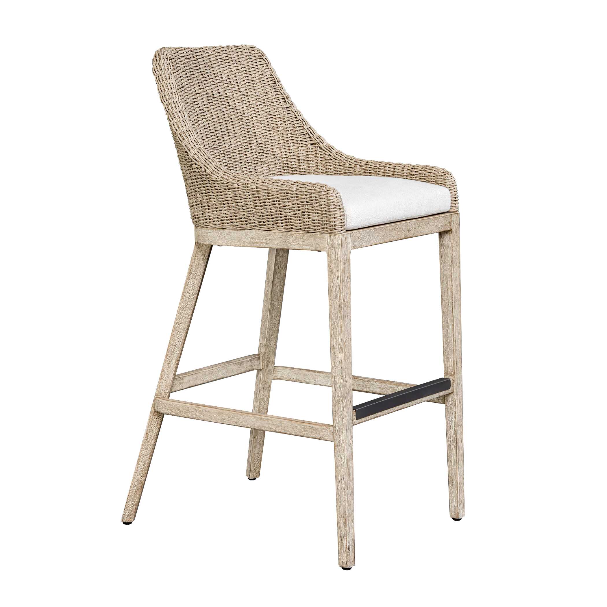 Uttermost Paloma Outdoor Wicker Bar Stool