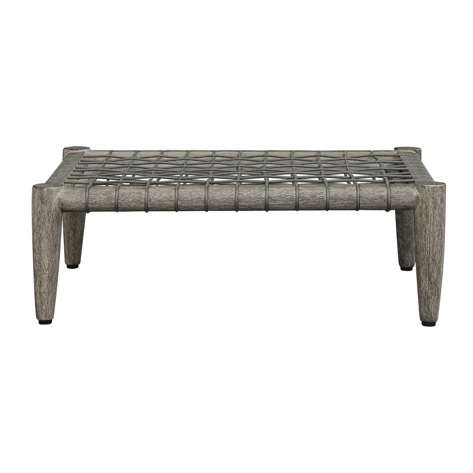 Uttermost Borneo White Cushion Outdoor Ottoman