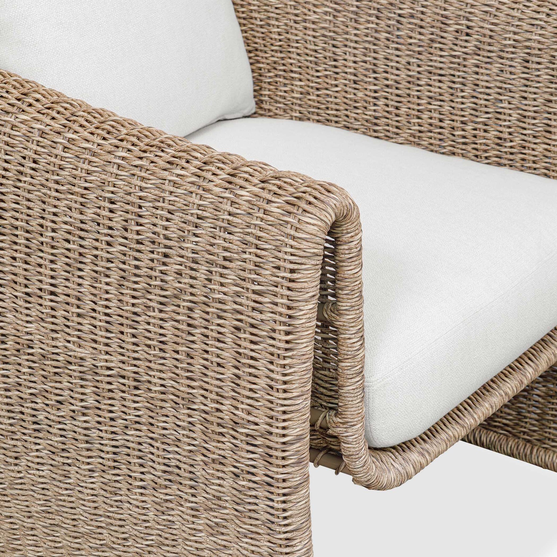 Uttermost Tropic Golden Flax Outdoor Lounge Chair
