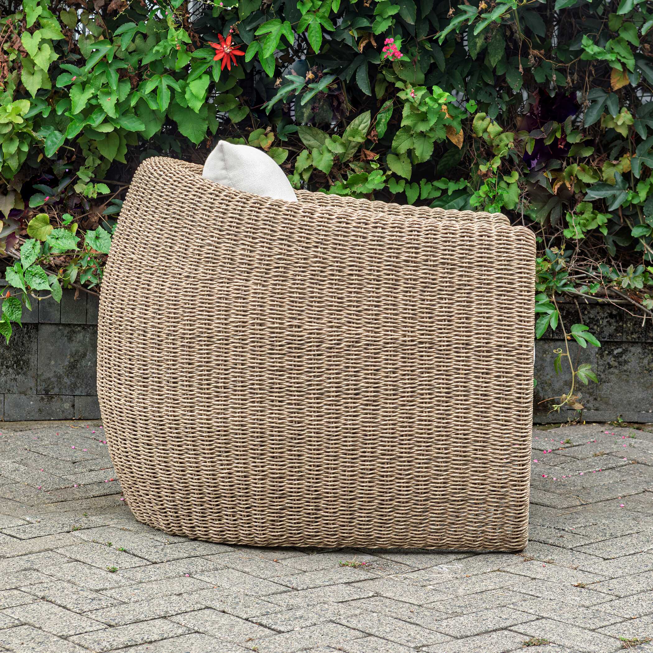 Uttermost Tropic Golden Flax Outdoor Lounge Chair