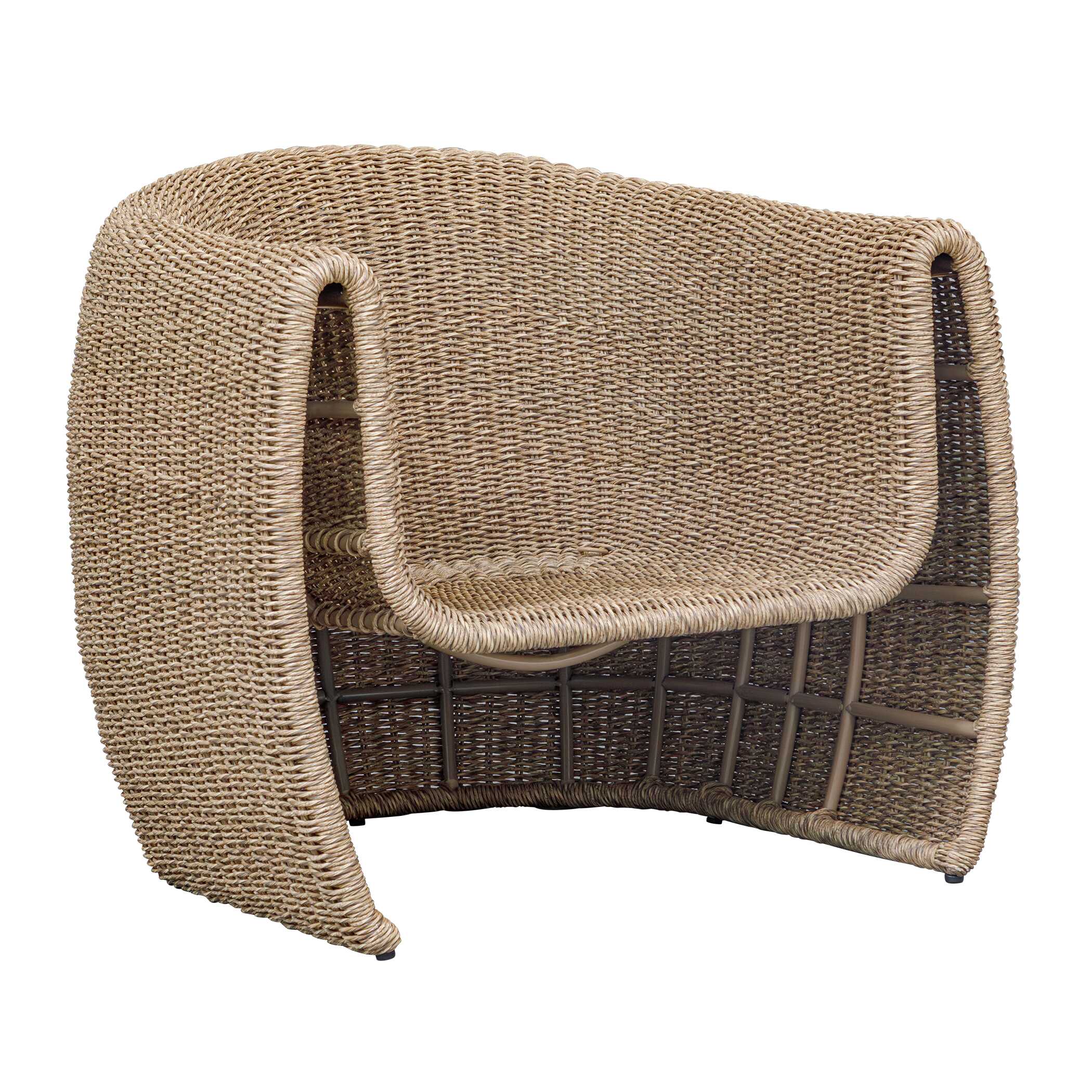 Uttermost Tropic Golden Flax Outdoor Lounge Chair