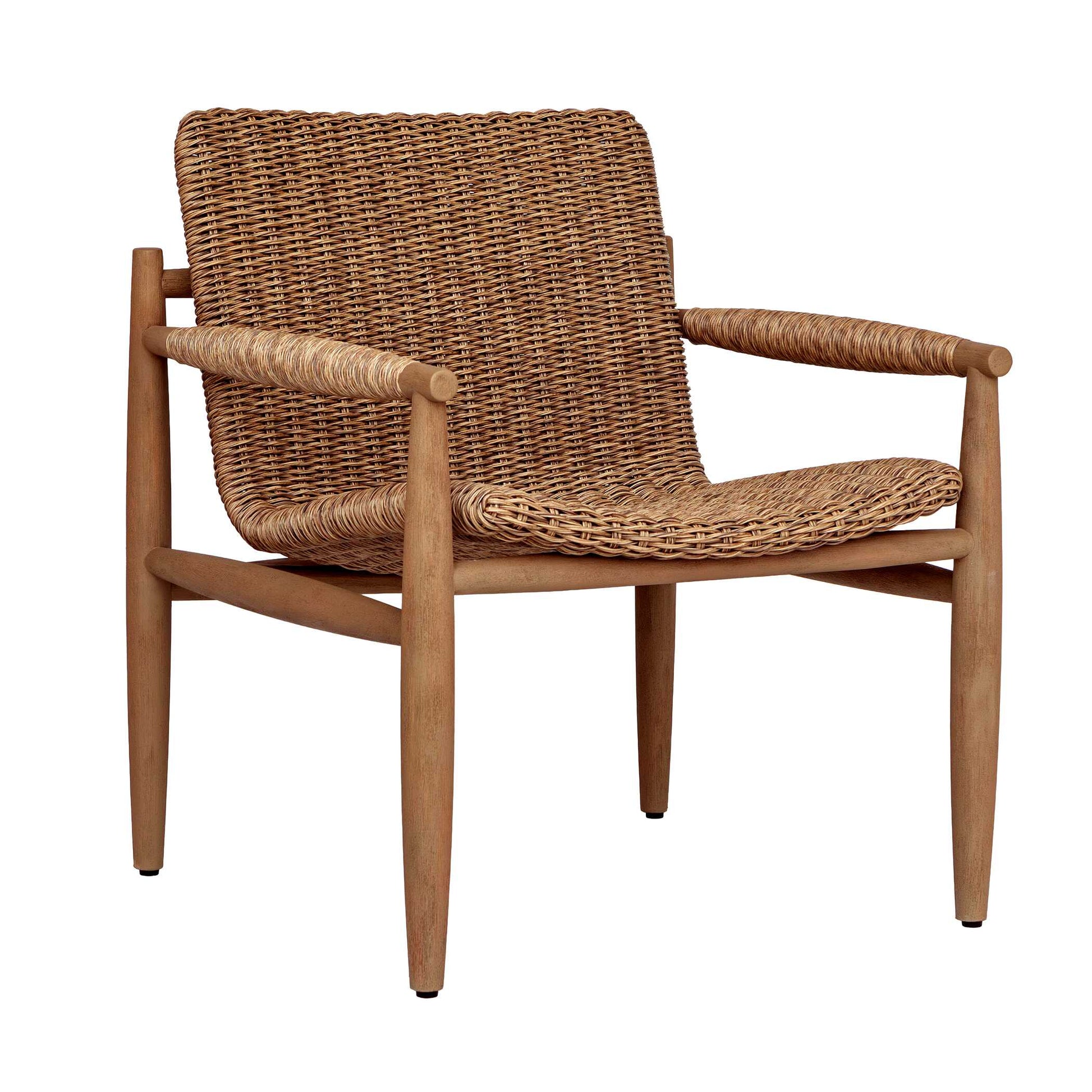 Uttermost Sumba Golden Flax Outdoor Lounge Chair