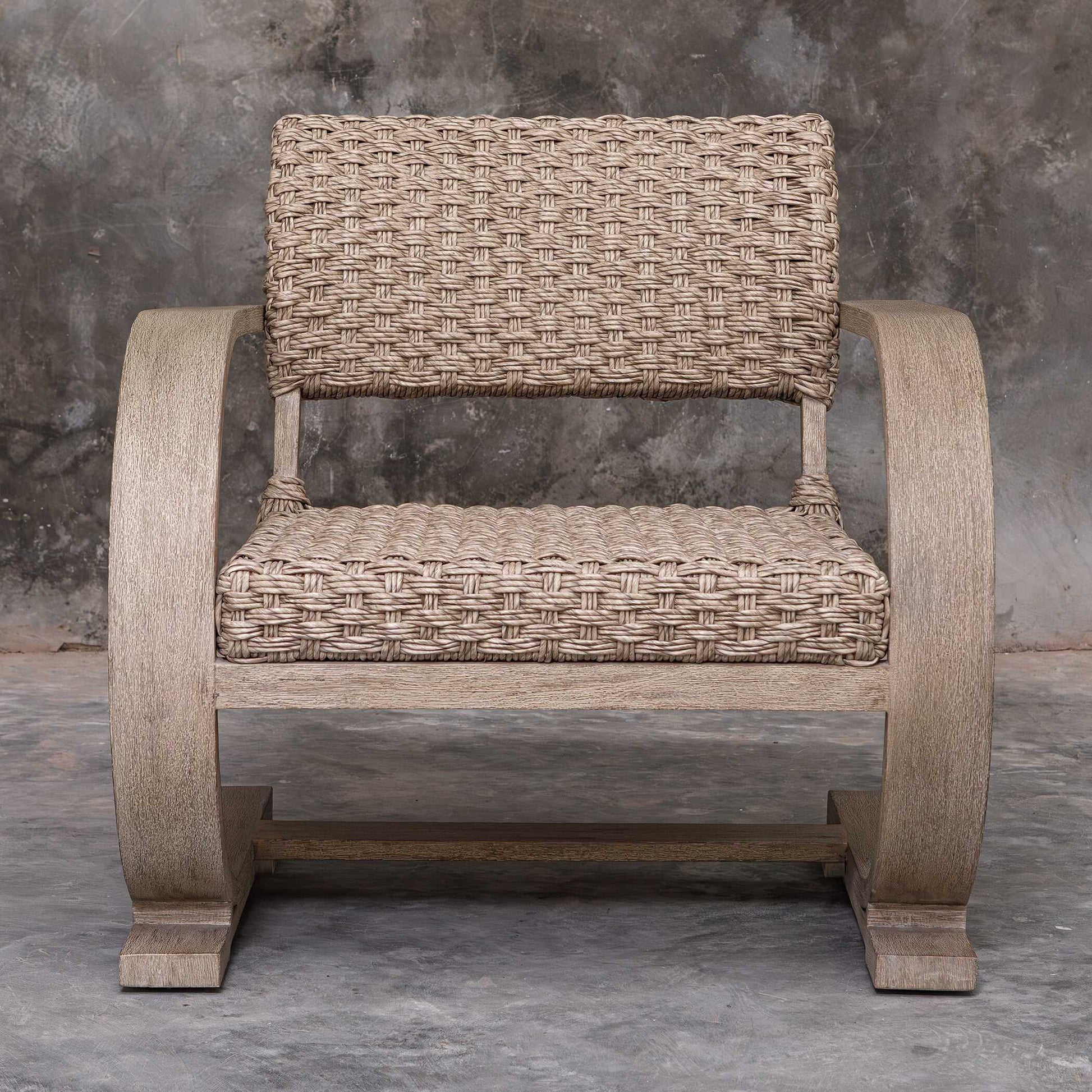 Uttermost Rehema Outdoor Wicker Lounge Chair