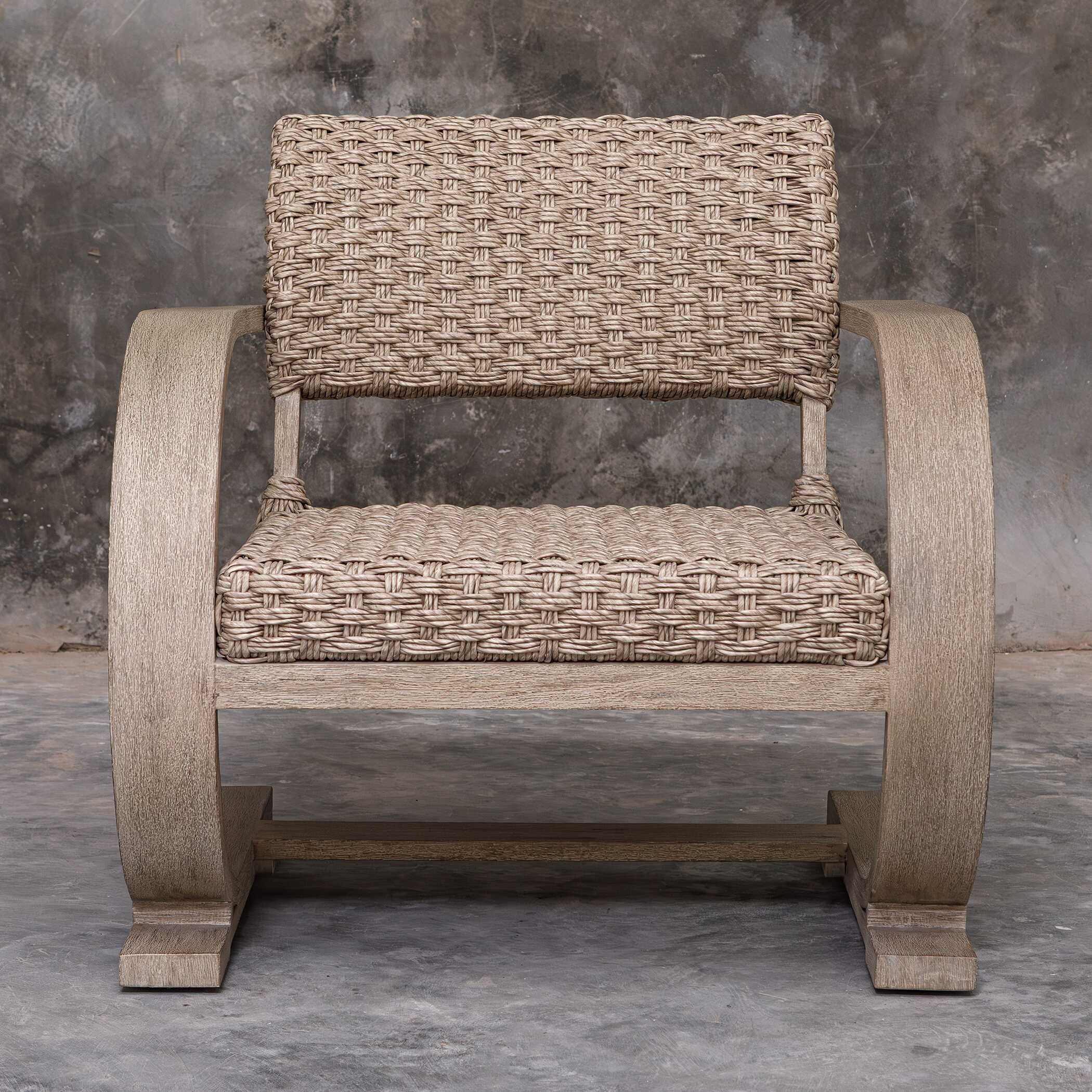 Uttermost Rehema Outdoor Wicker Lounge Chair