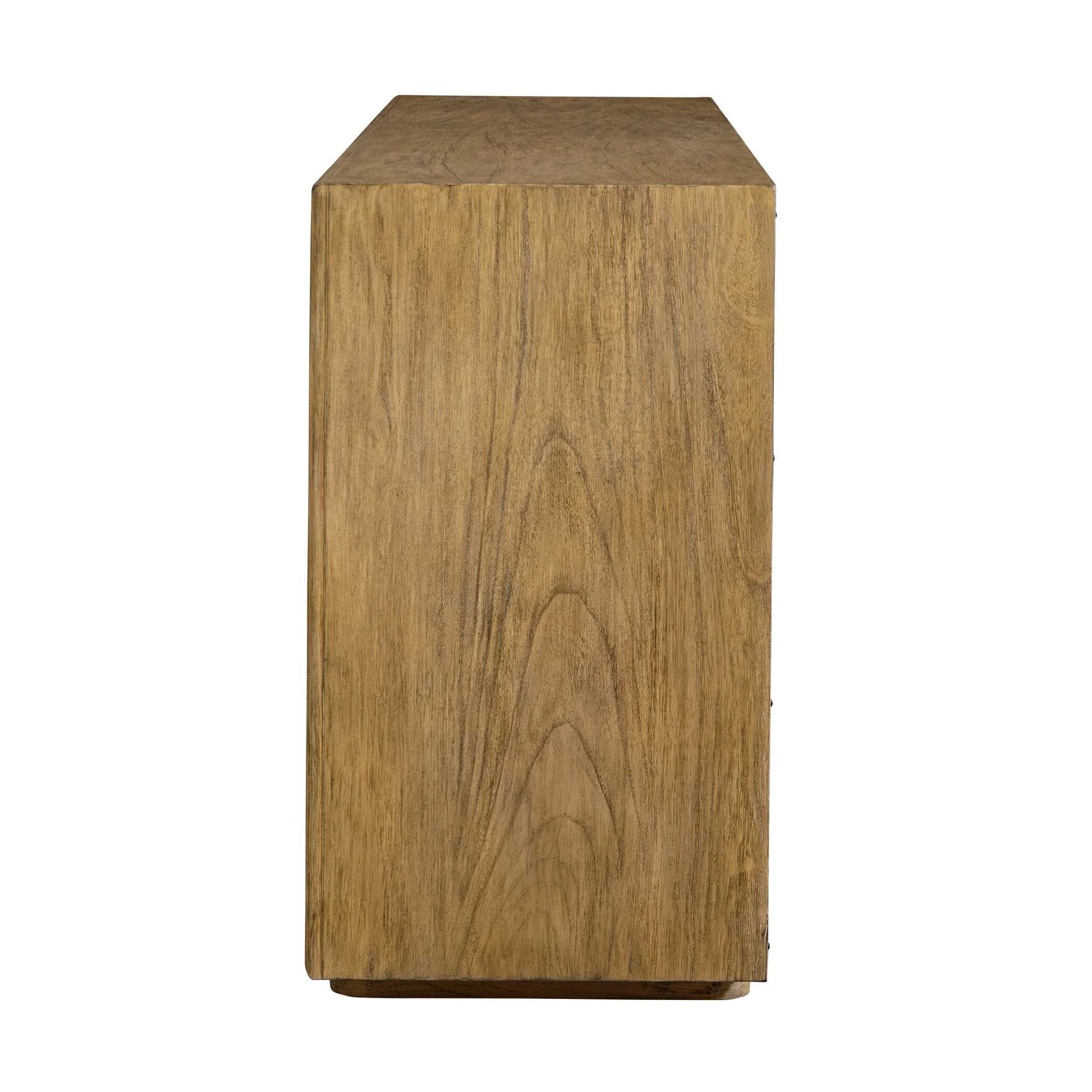 Uttermost Stevenson Natural Wood 4 Door Cabinet